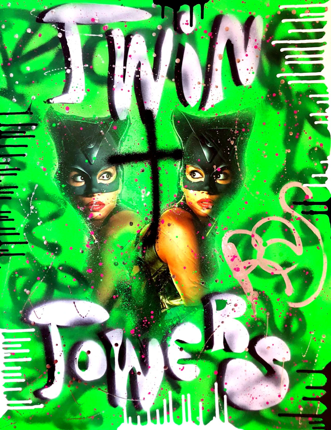 Rose Agathe STEINER - Twin Towers, 2018 - Impression digitale signée
