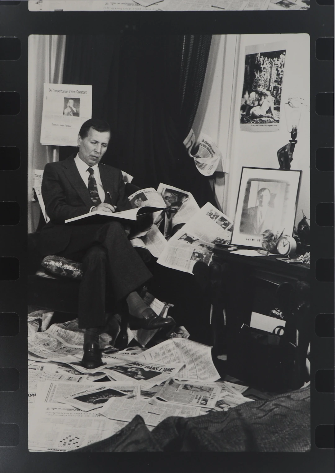 Irina IONESCO : L'homme d'affaire, Tirage argentique original