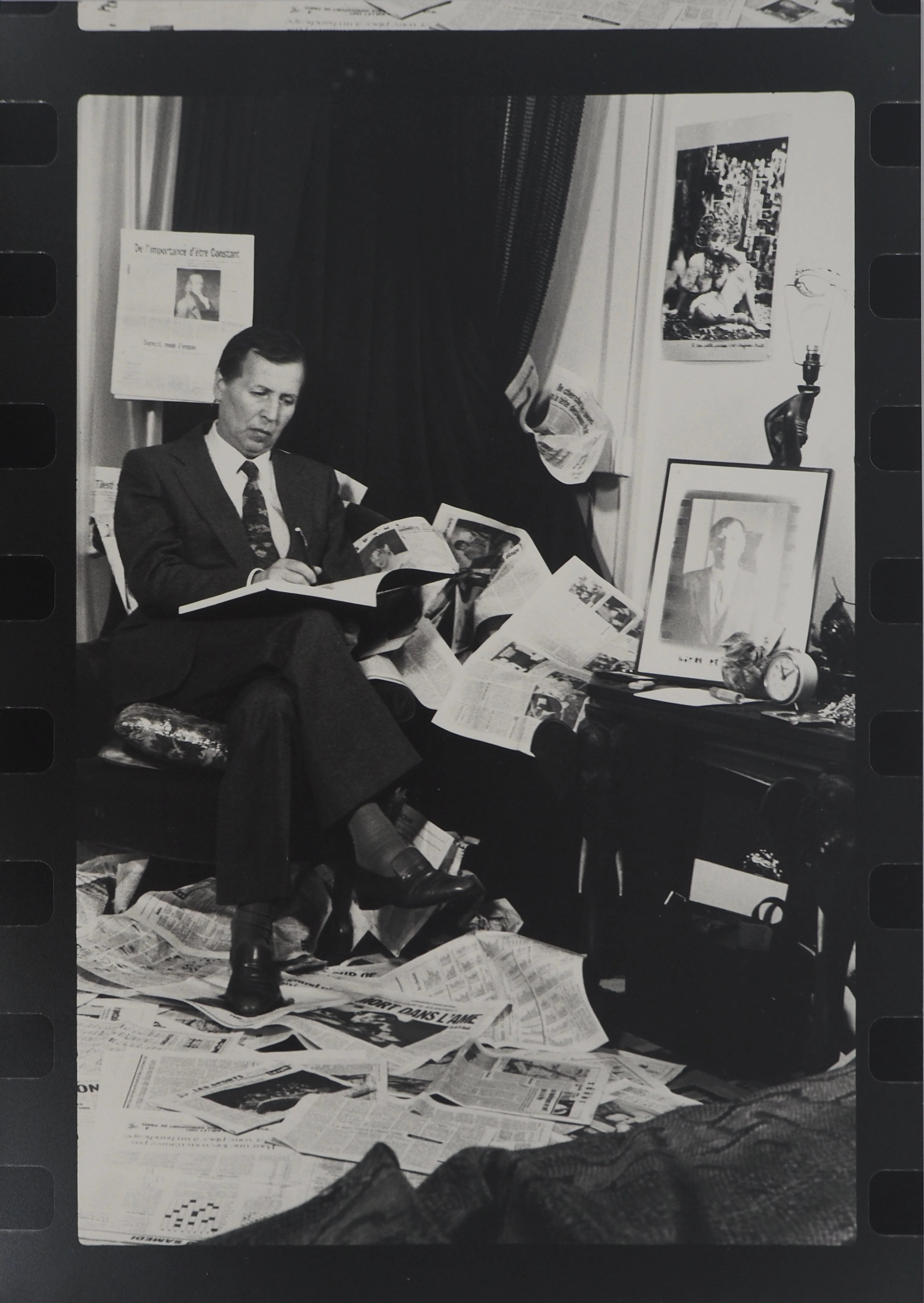Irina IONESCO : L'homme d'affaire, Tirage argentique original