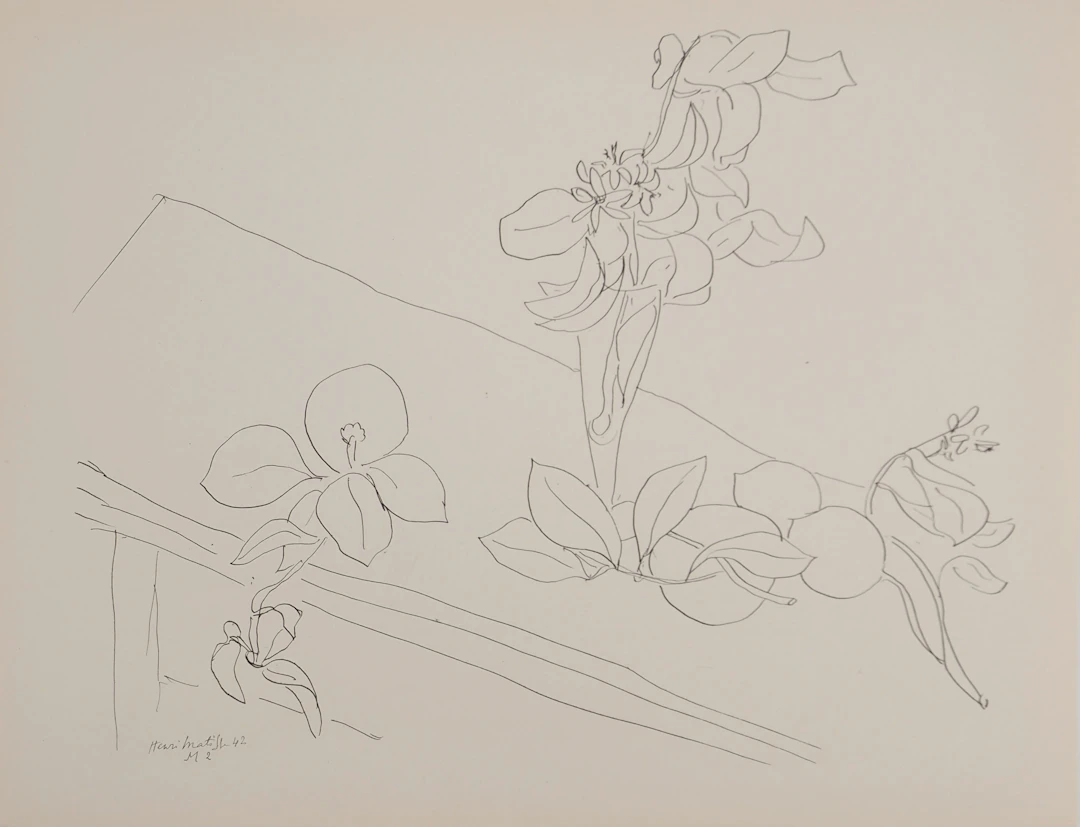 Henri MATISSE : Table à la nature morte, Lithographie signée