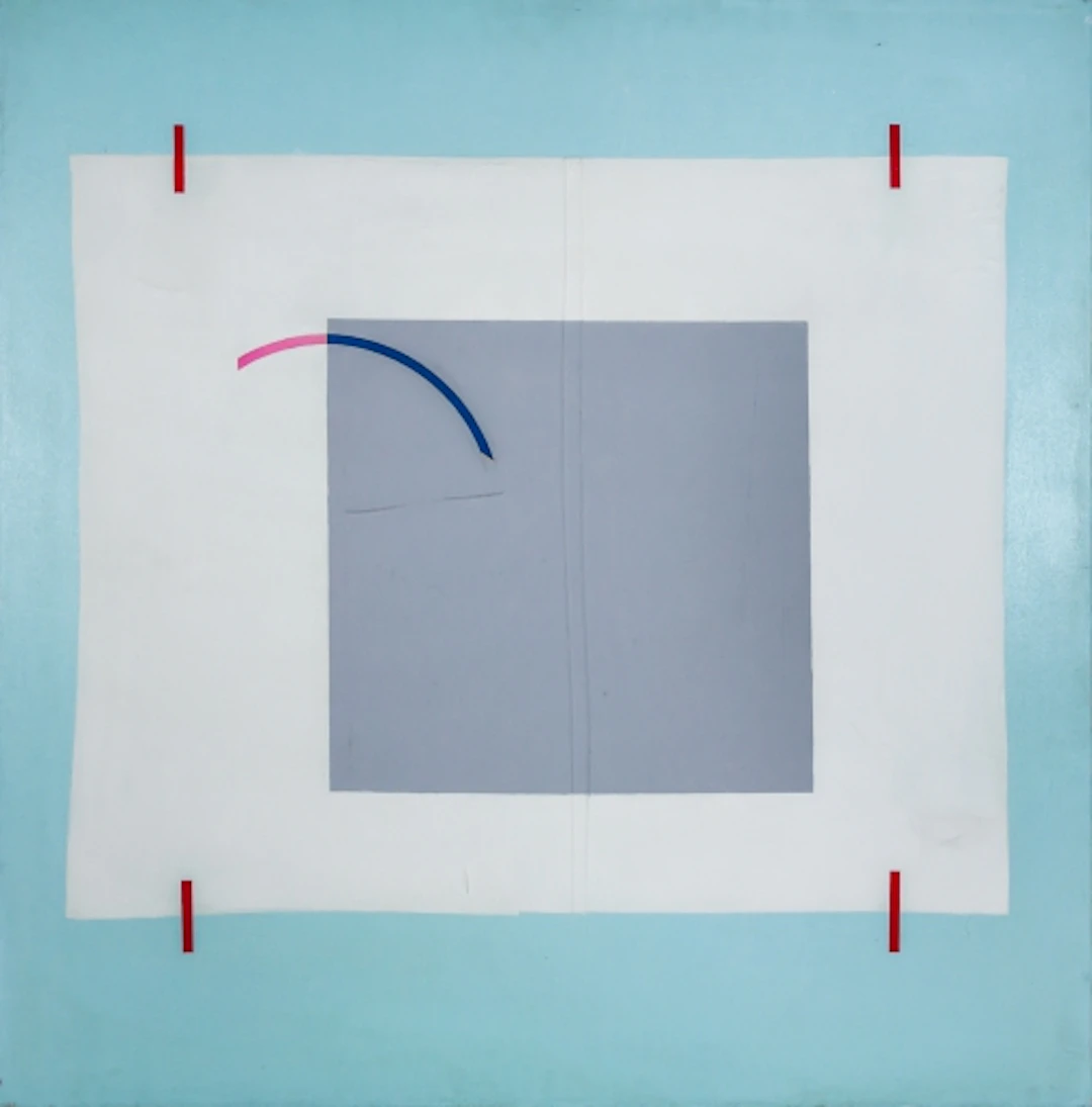 Chris CARPI - Surface non plana, Elemento libero, 1981, Acrylique
