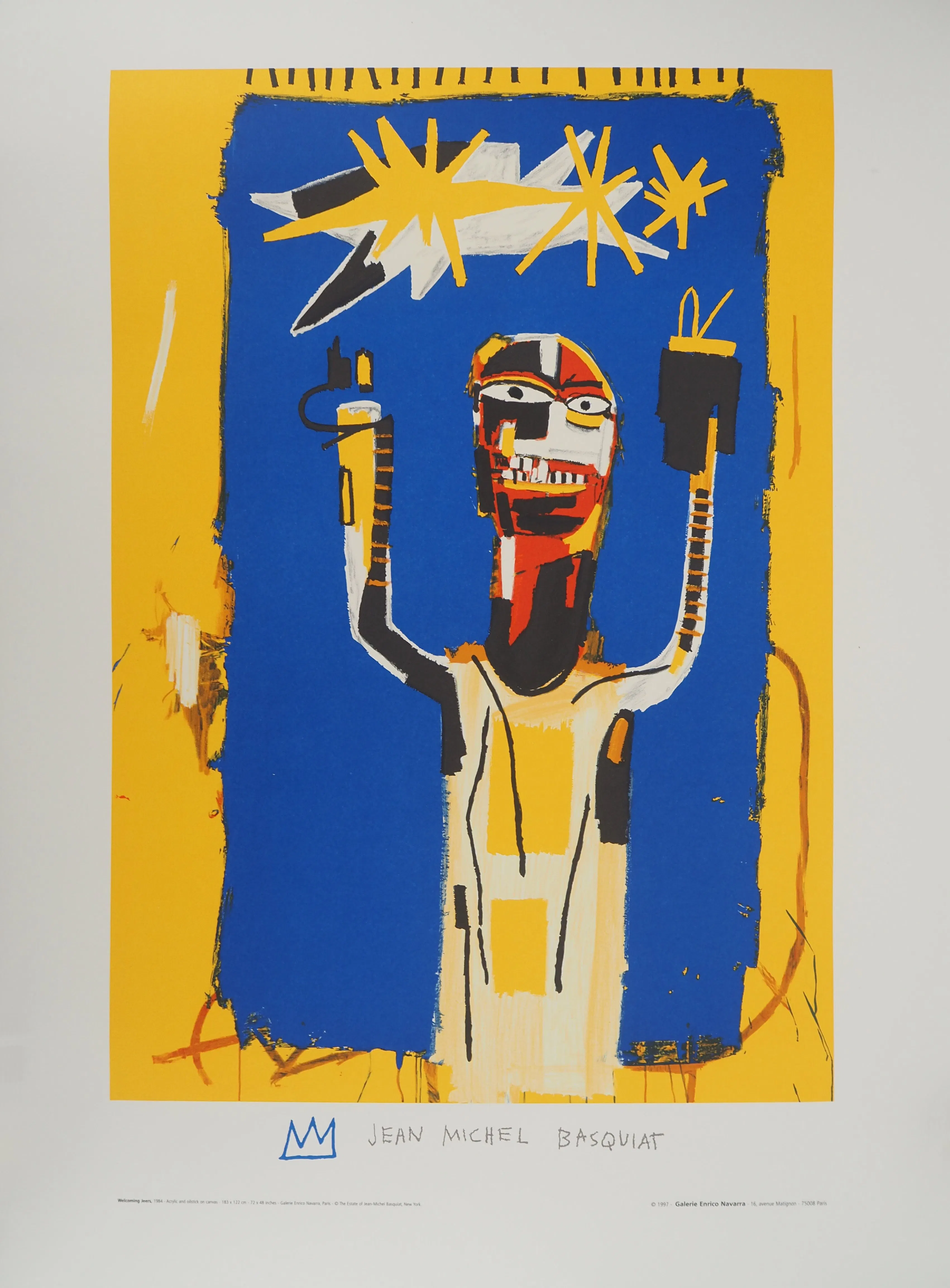 Jean-Michel Basquiat - Signe de bienvenue (Welcoming Jeers), 1997