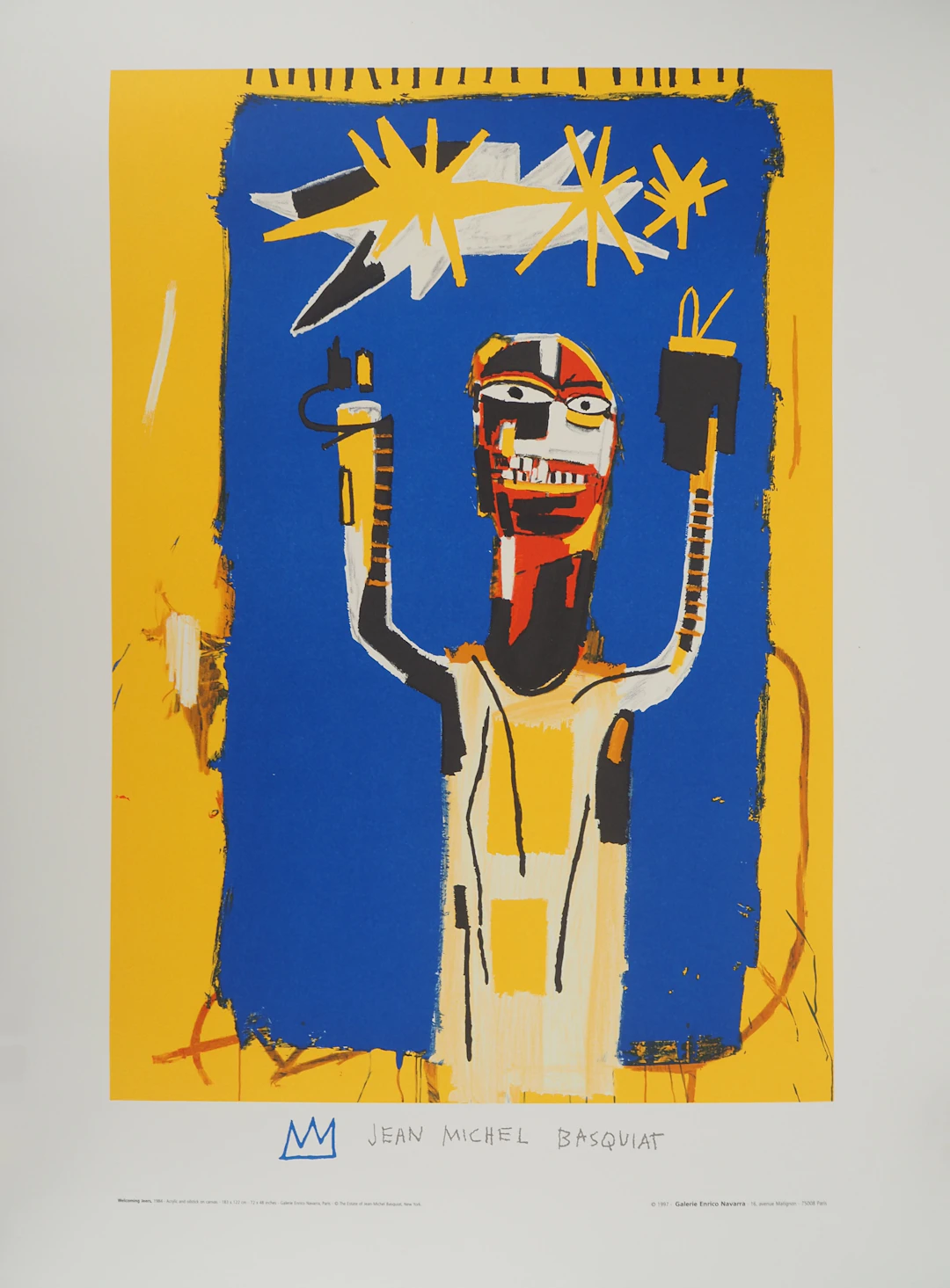 Jean-Michel Basquiat - Signe de bienvenue (Welcoming Jeers), 1997