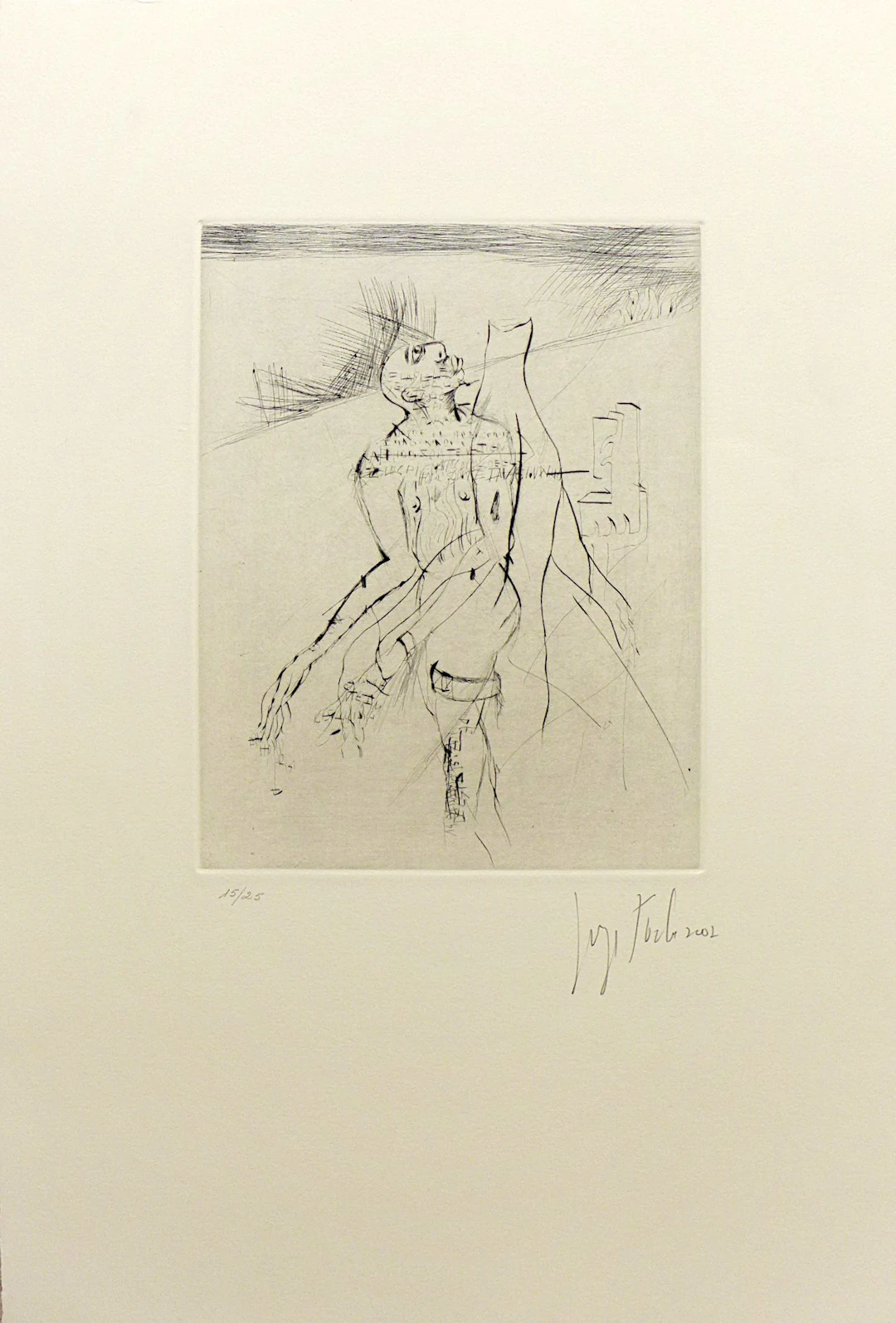 Jorge TACLA - Sans titre, 2002 - Gravure signée au crayon