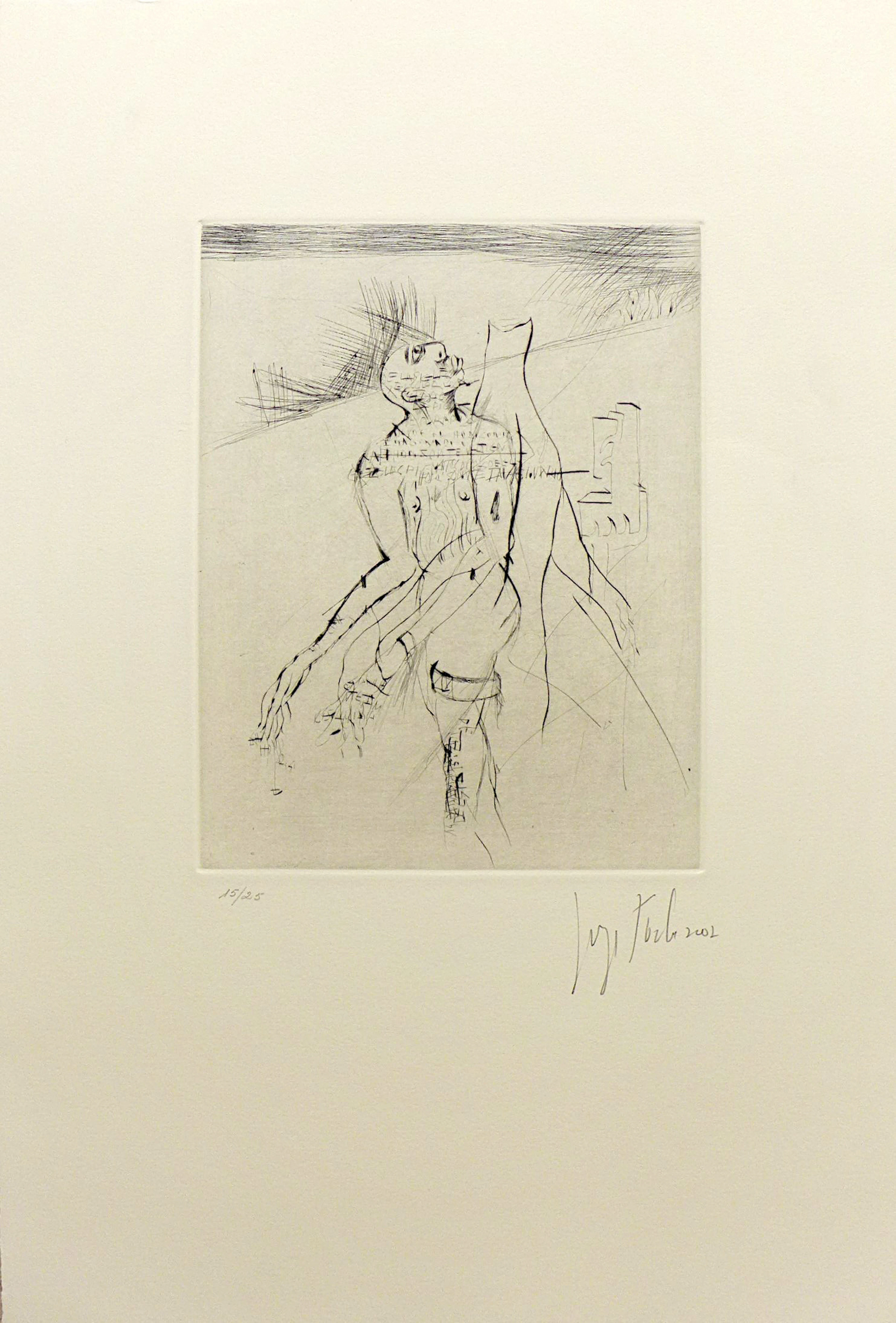 Jorge TACLA - Sans titre, 2002 - Gravure signée au crayon