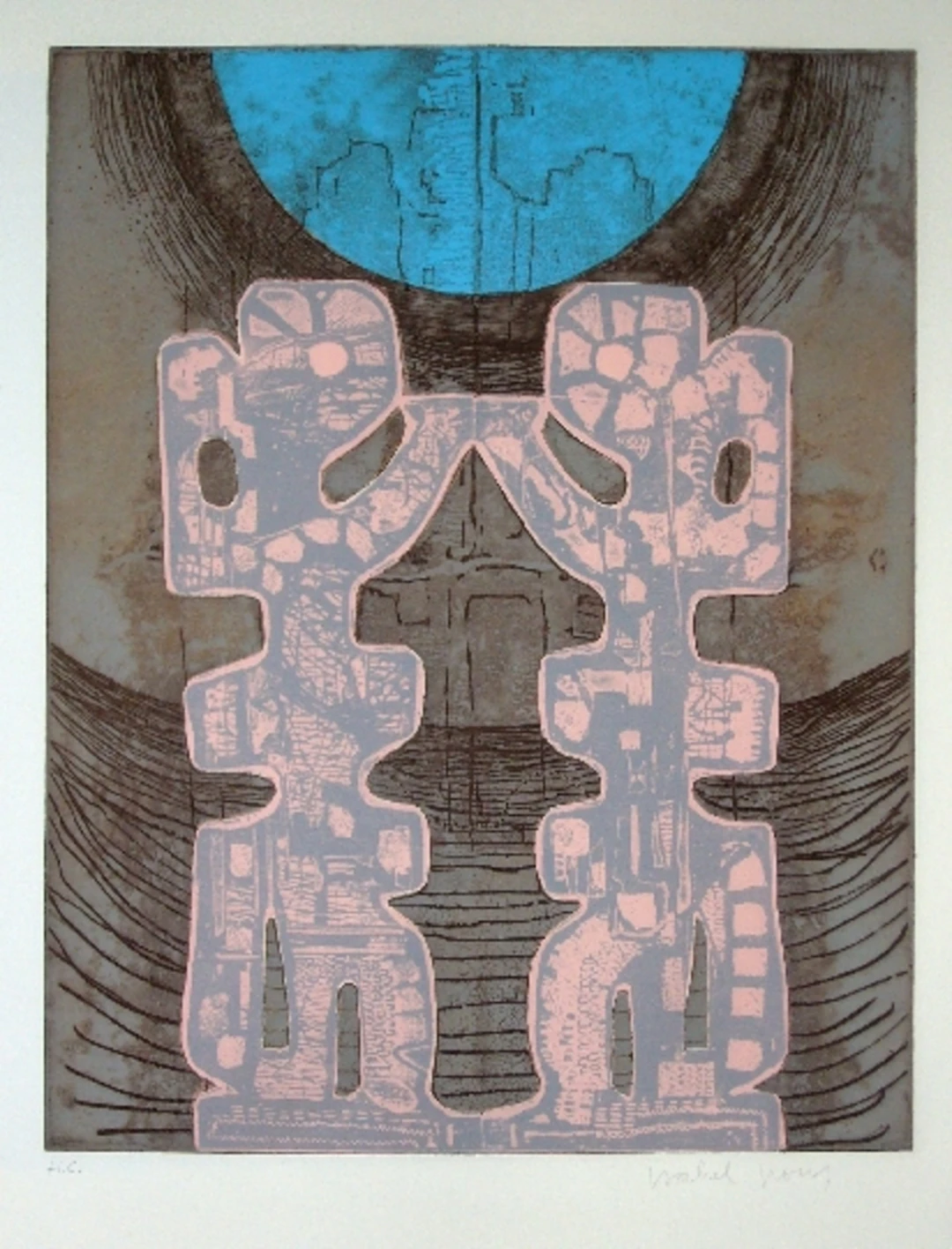 Isabel PONS - Composition 8, 1973 - Isabel PONS - Composition 11