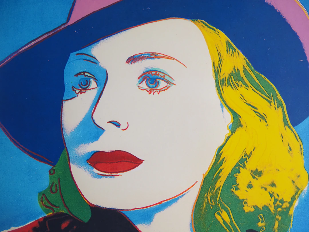 Andy Warhol (d'après) - Portrait d'Ingrid Bergman - 1987, sérigraphie