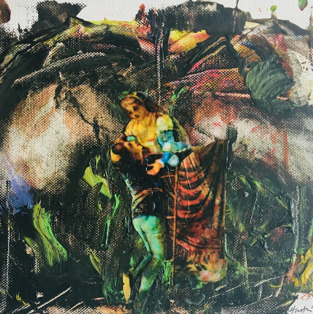 HASTAIRE - Roméo et Juliette XI, 2009 - Technique mixte sur toile signée