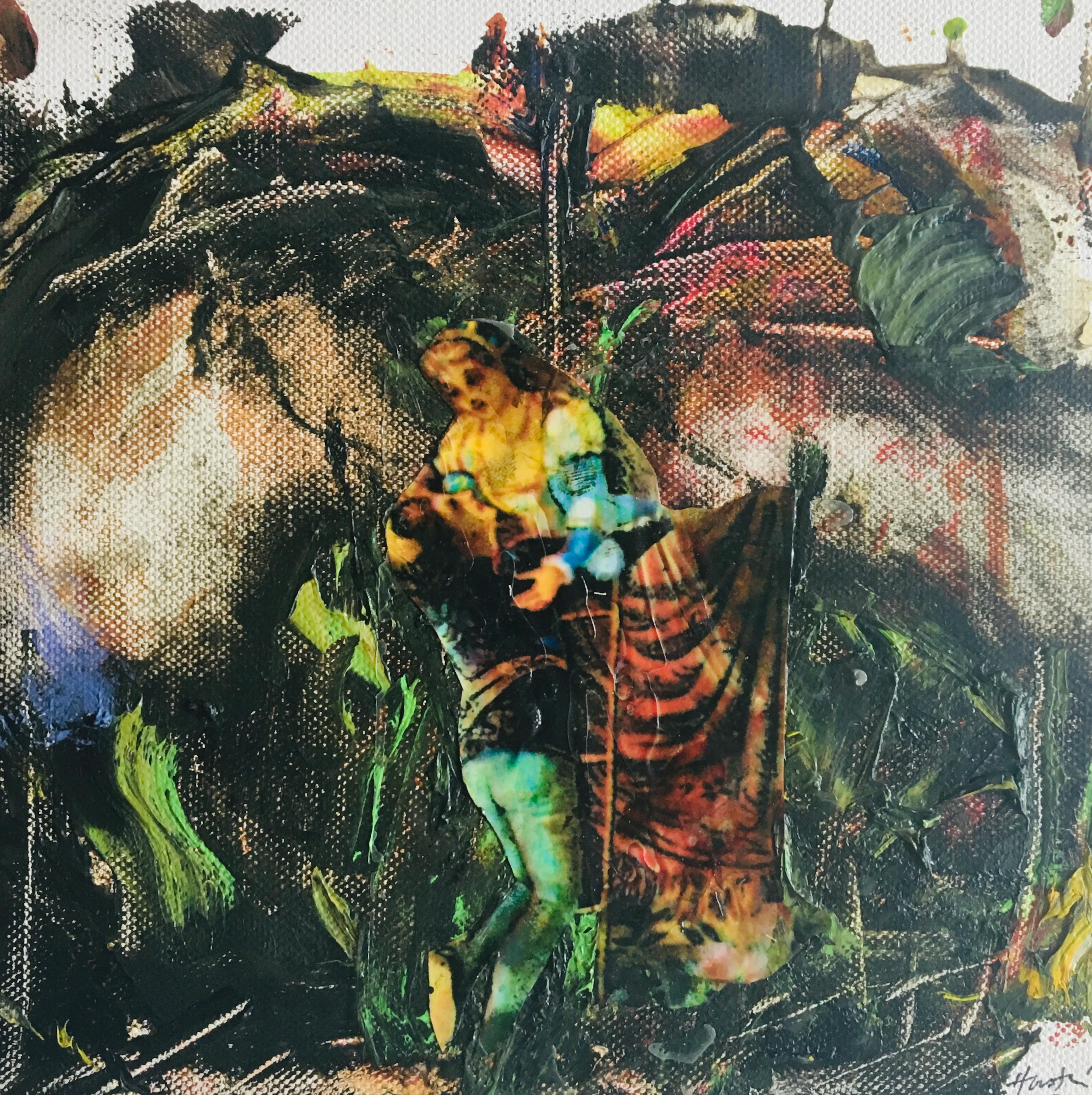 HASTAIRE - Roméo et Juliette XI, 2009 - Technique mixte sur toile signée