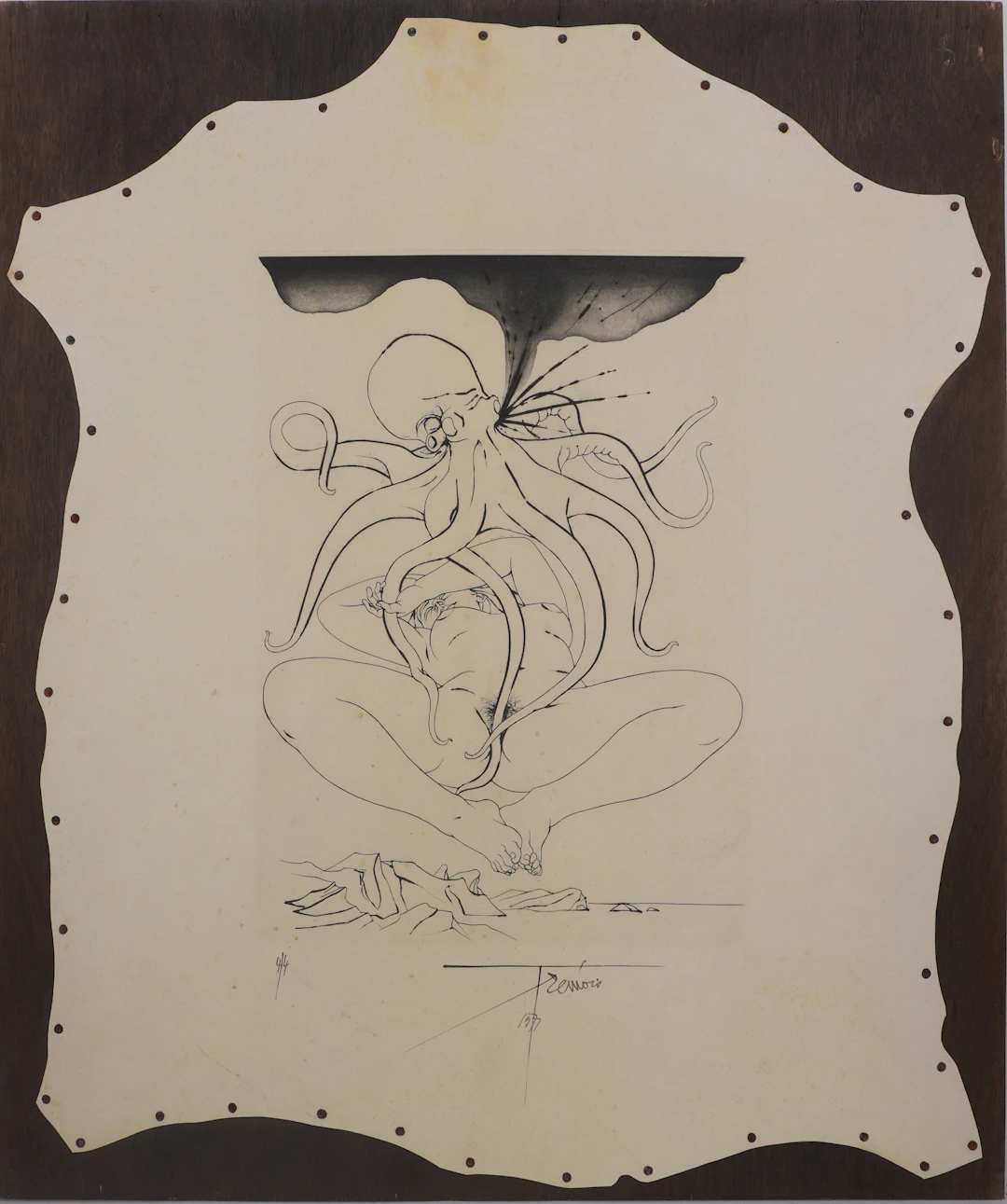 Pierre-Yves TRÉMOIS : Extase maritime - Gravure Originale Signée