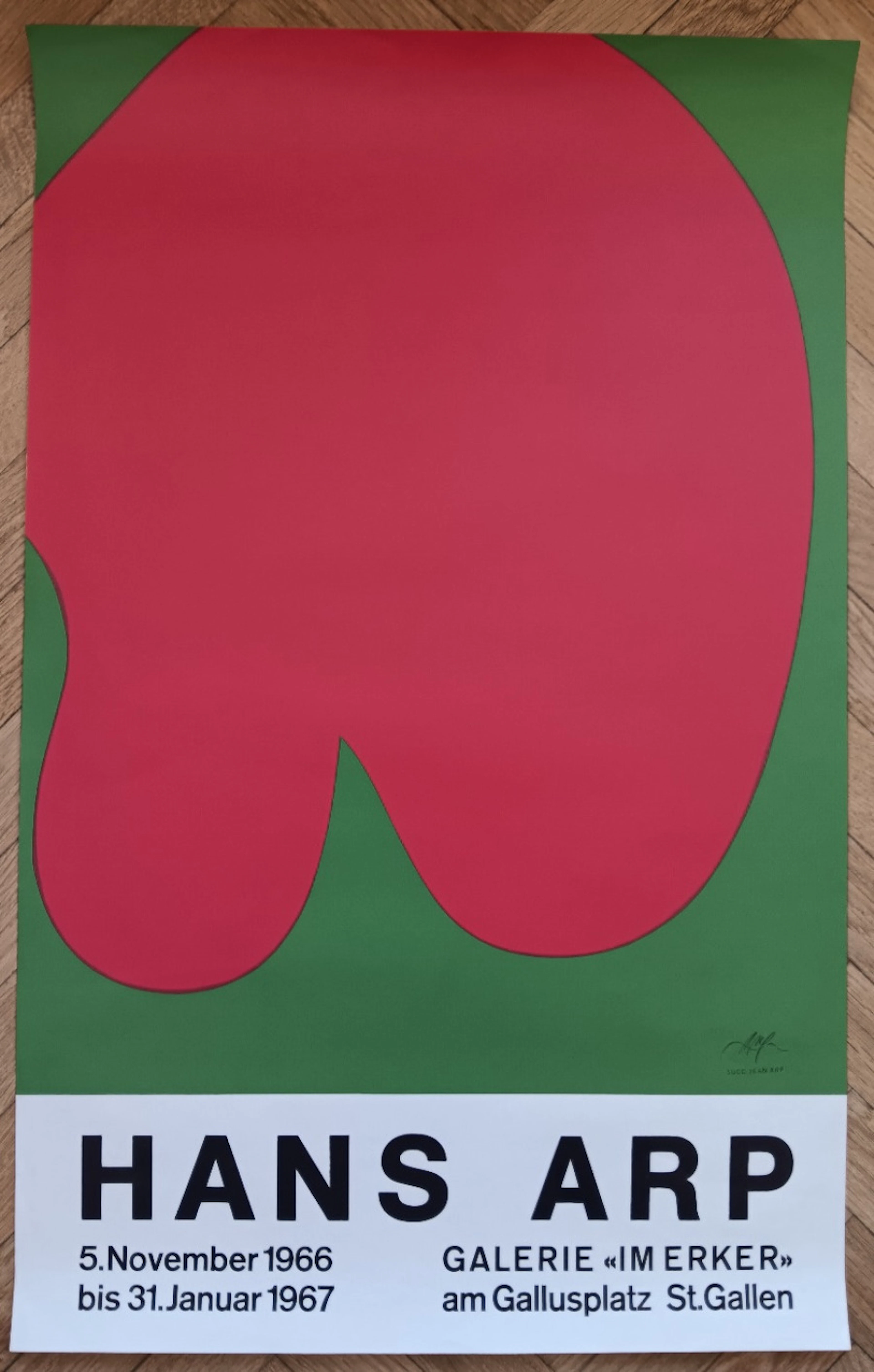 Jean (Hans) ARP - Affiche lithographique originale - Galerie "Im Erker"