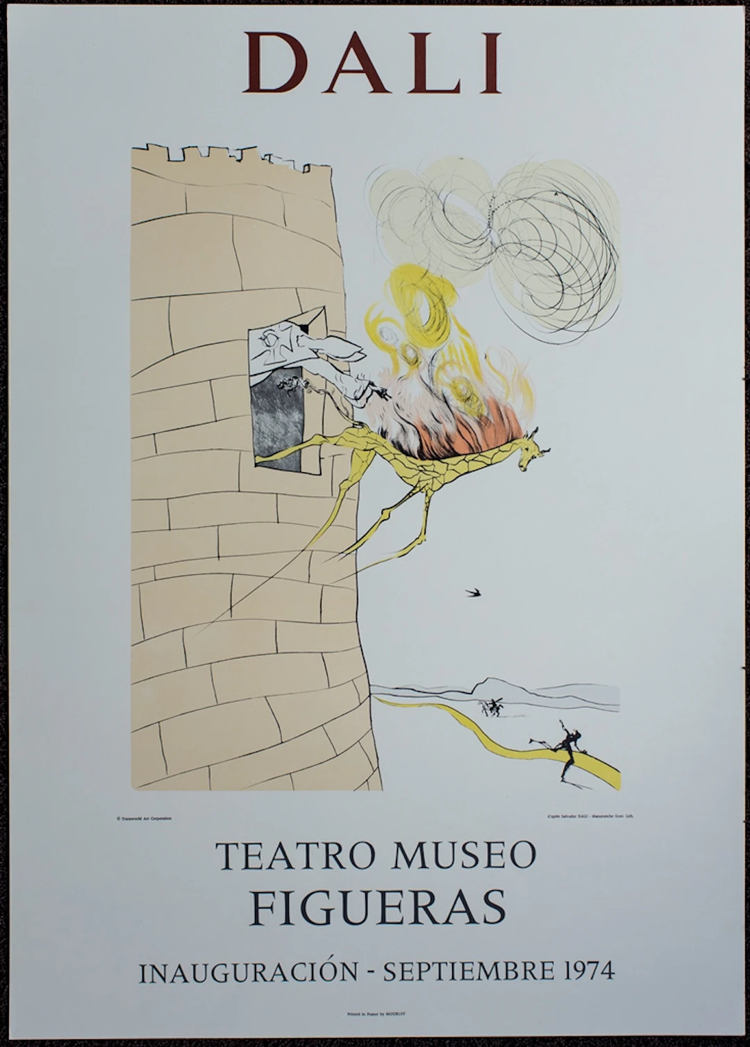 Salvador DALI - Le grand inquisiteur - Affiche lithographique
