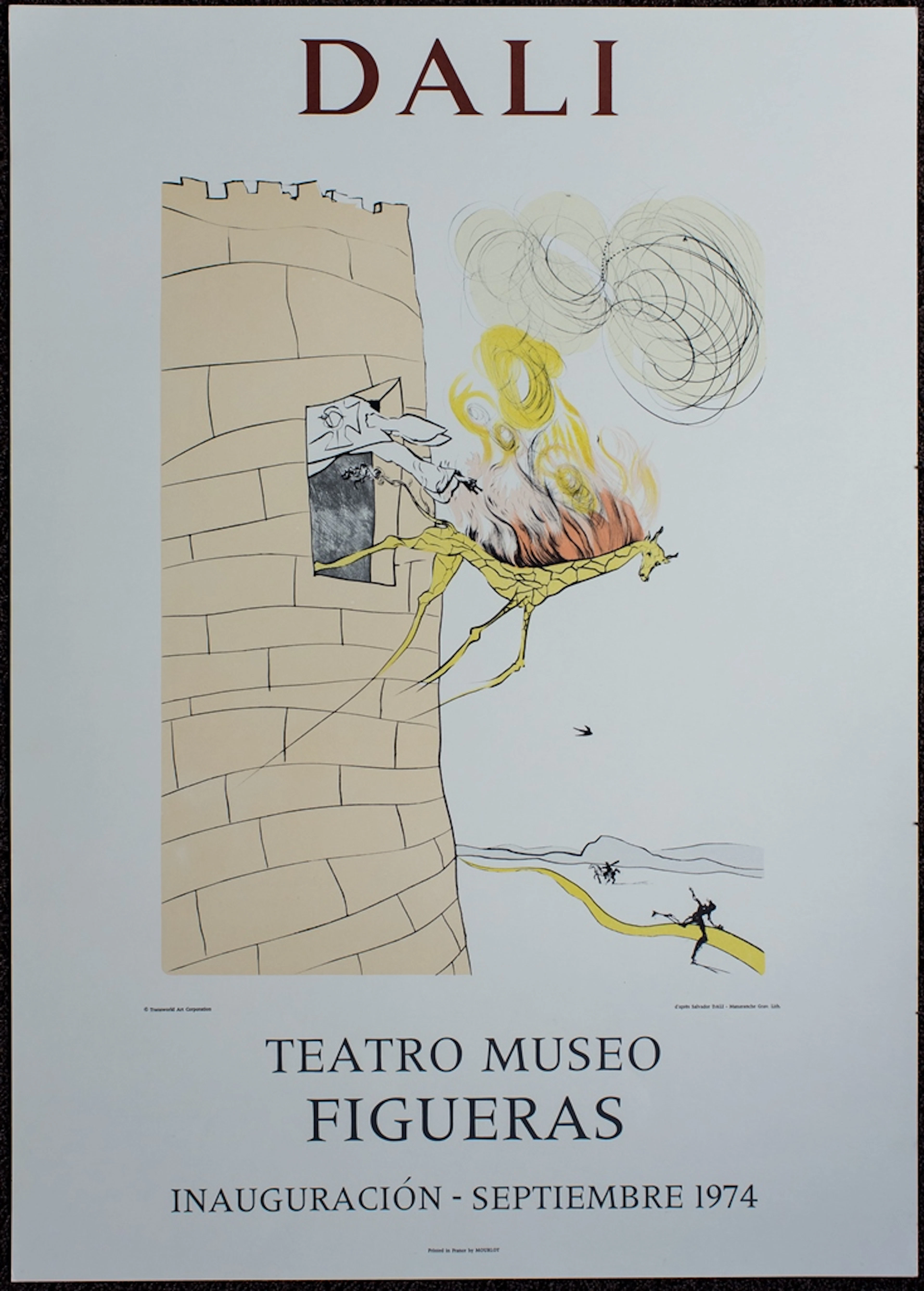 Salvador DALI - Le grand inquisiteur - Affiche lithographique