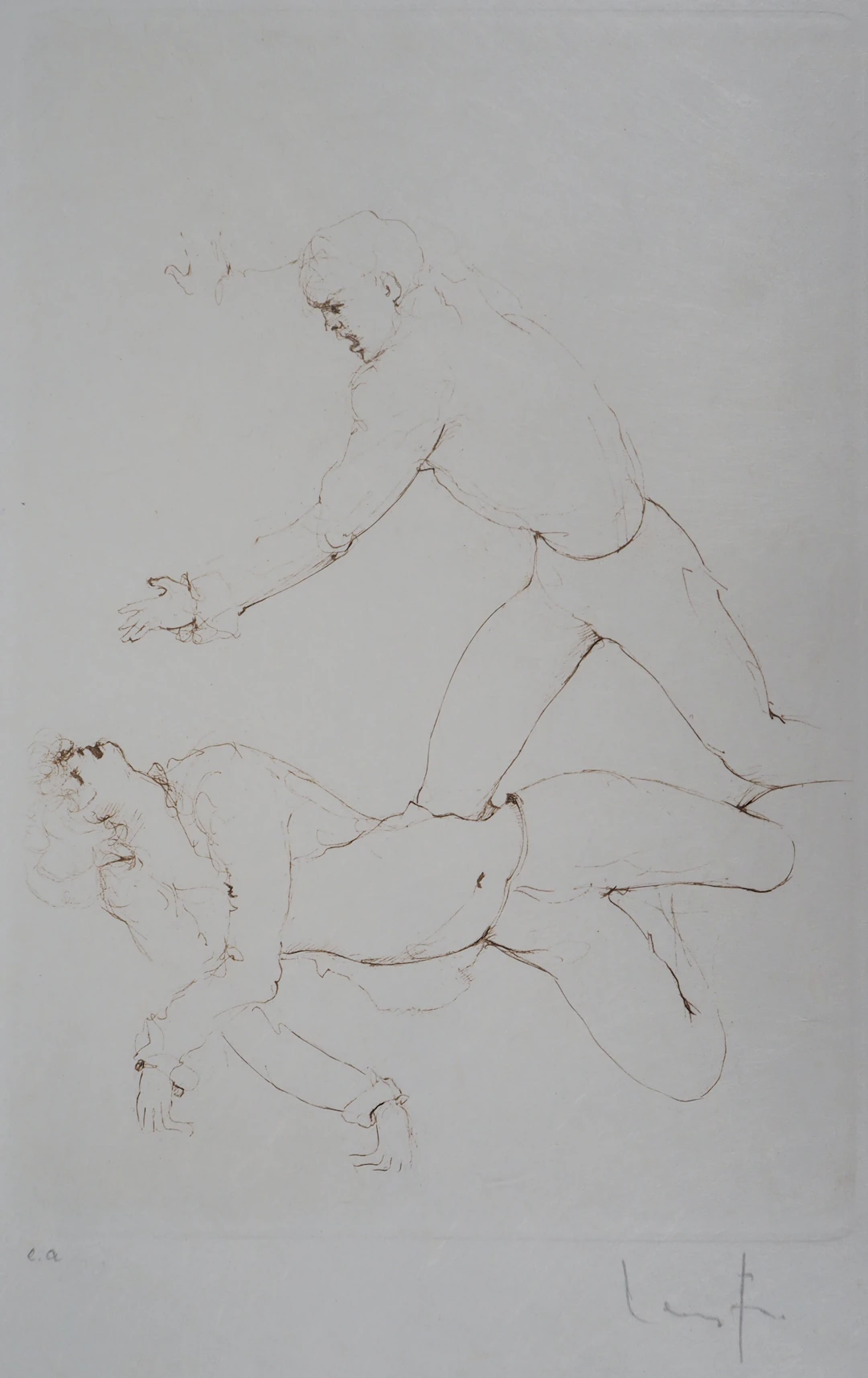 Leonor FINI : Le coup fatal - Gravure Originale Signée