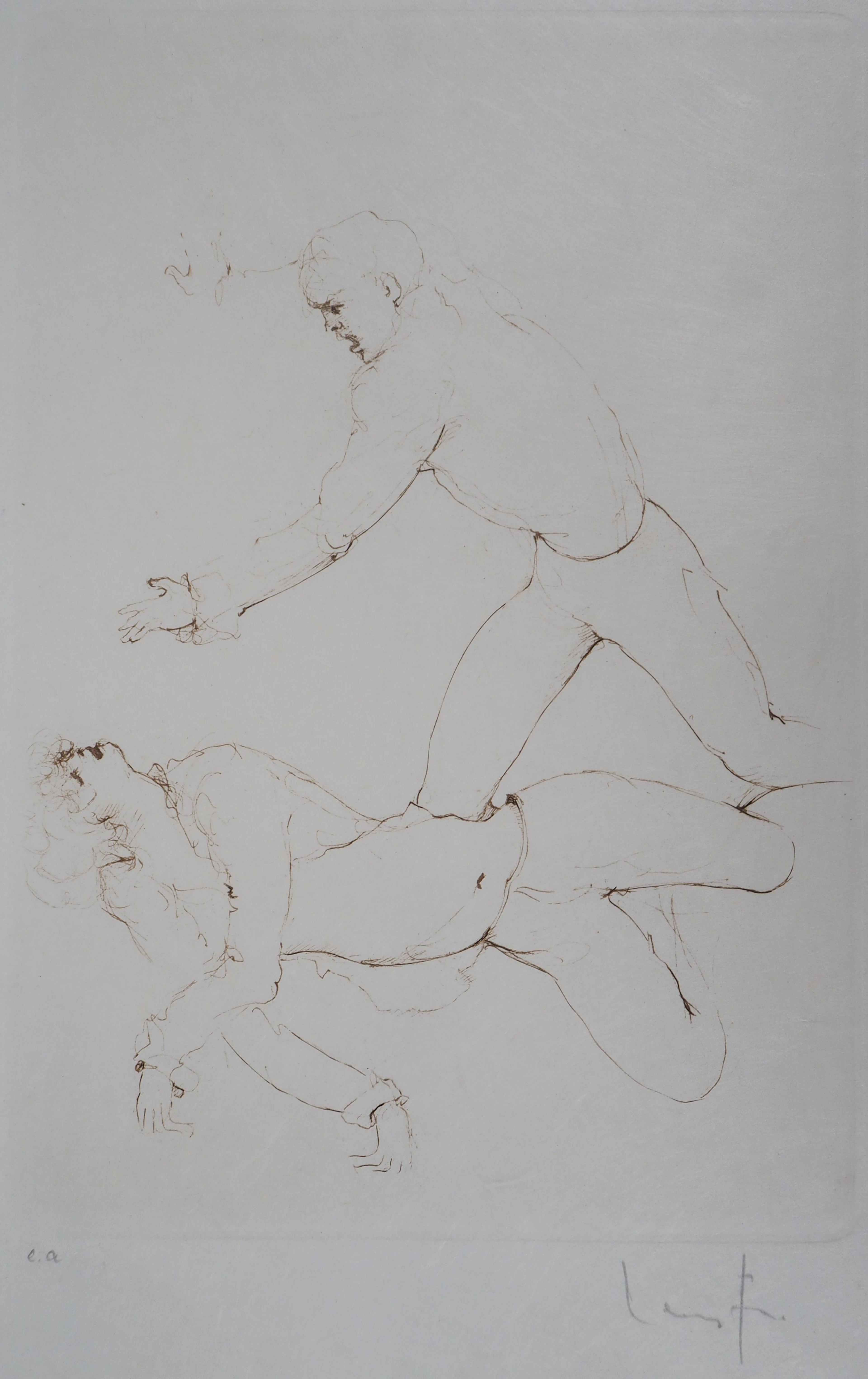 Leonor FINI : Le coup fatal - Gravure Originale Signée