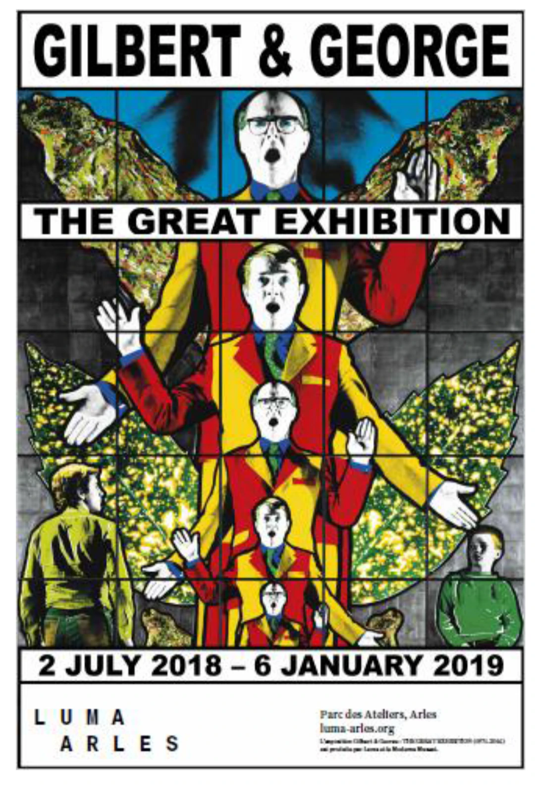 GILBERT ET GEORGE - Luma Arles 2018-2019 - Affiche signée