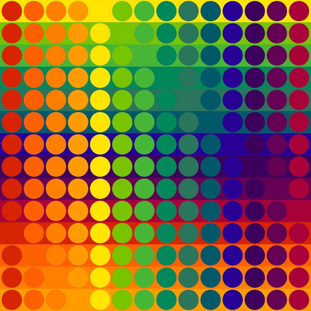Julio Le Parc - Color Secuencia 6, 2024 - Lithographie originale signée