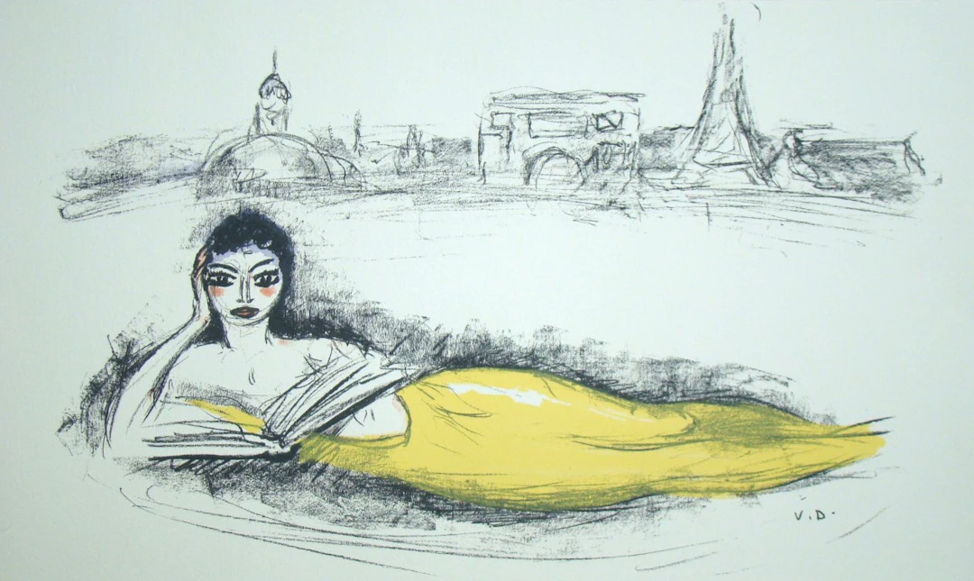 Kees VAN DONGEN (d’après) - La Sirène, 1980/62 - Lithographie monogrammée