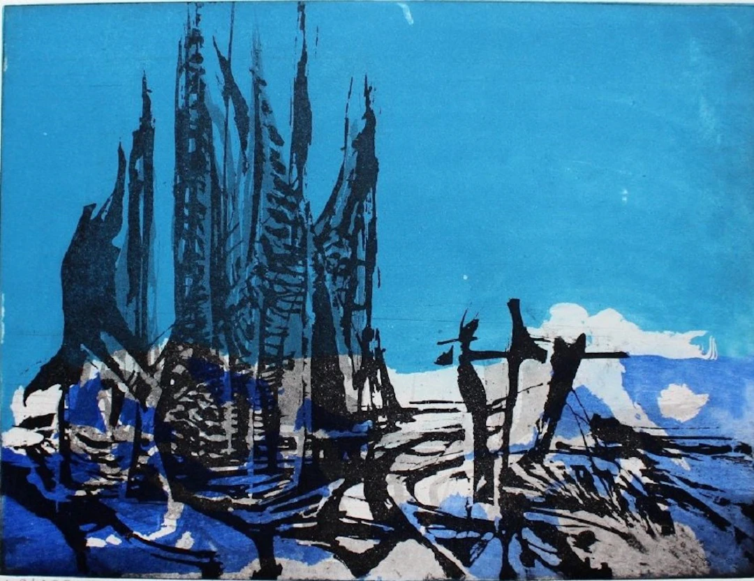 Rudolf Weissauer - Sans titre - Lithographie originale, signée et numérotée