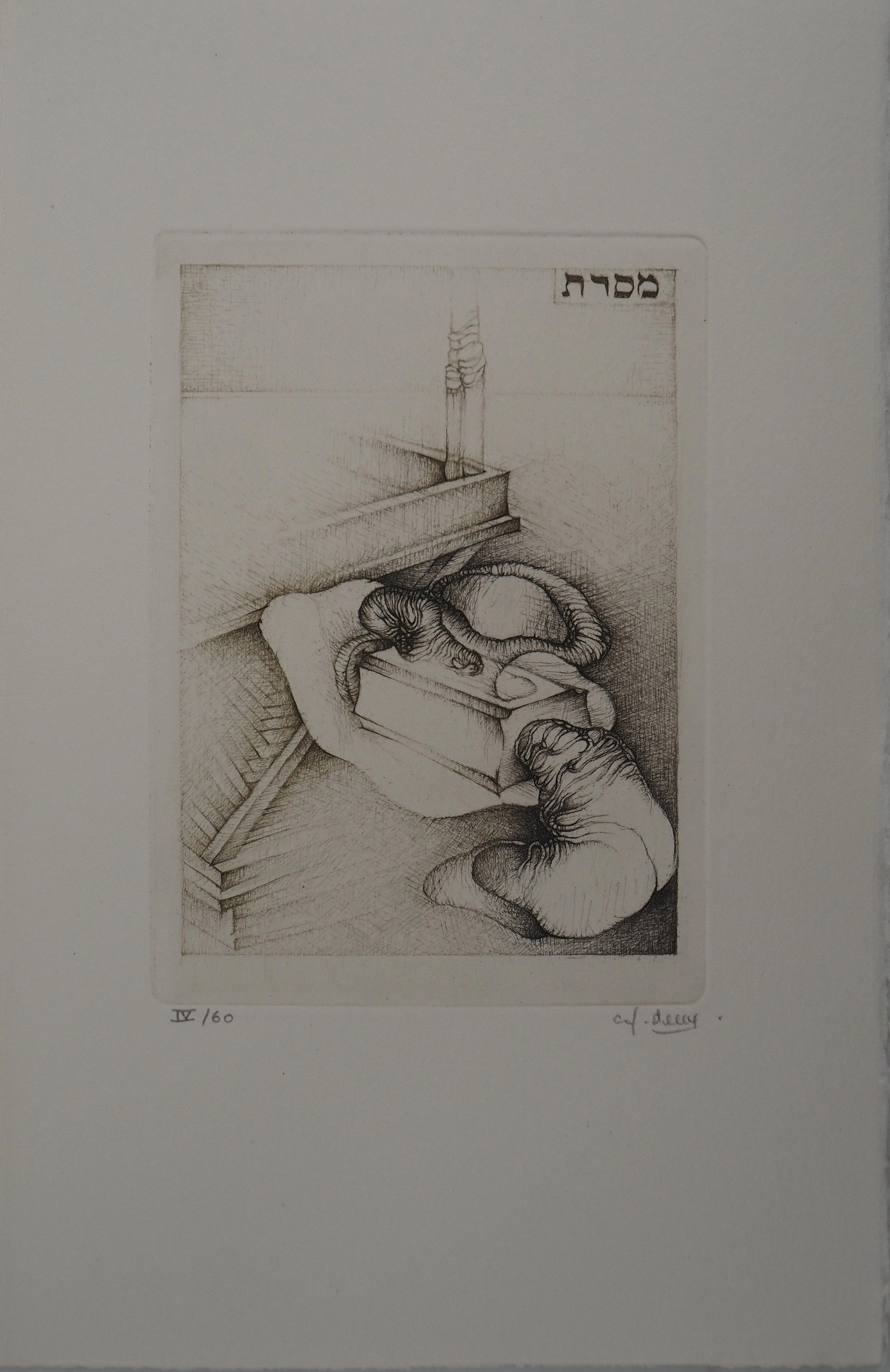Fred DEUX : La tradition, Gravure originale signée