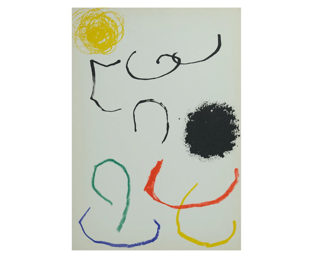 Joan MIRO : Obra Inedita Recent II - Lithographie originale
