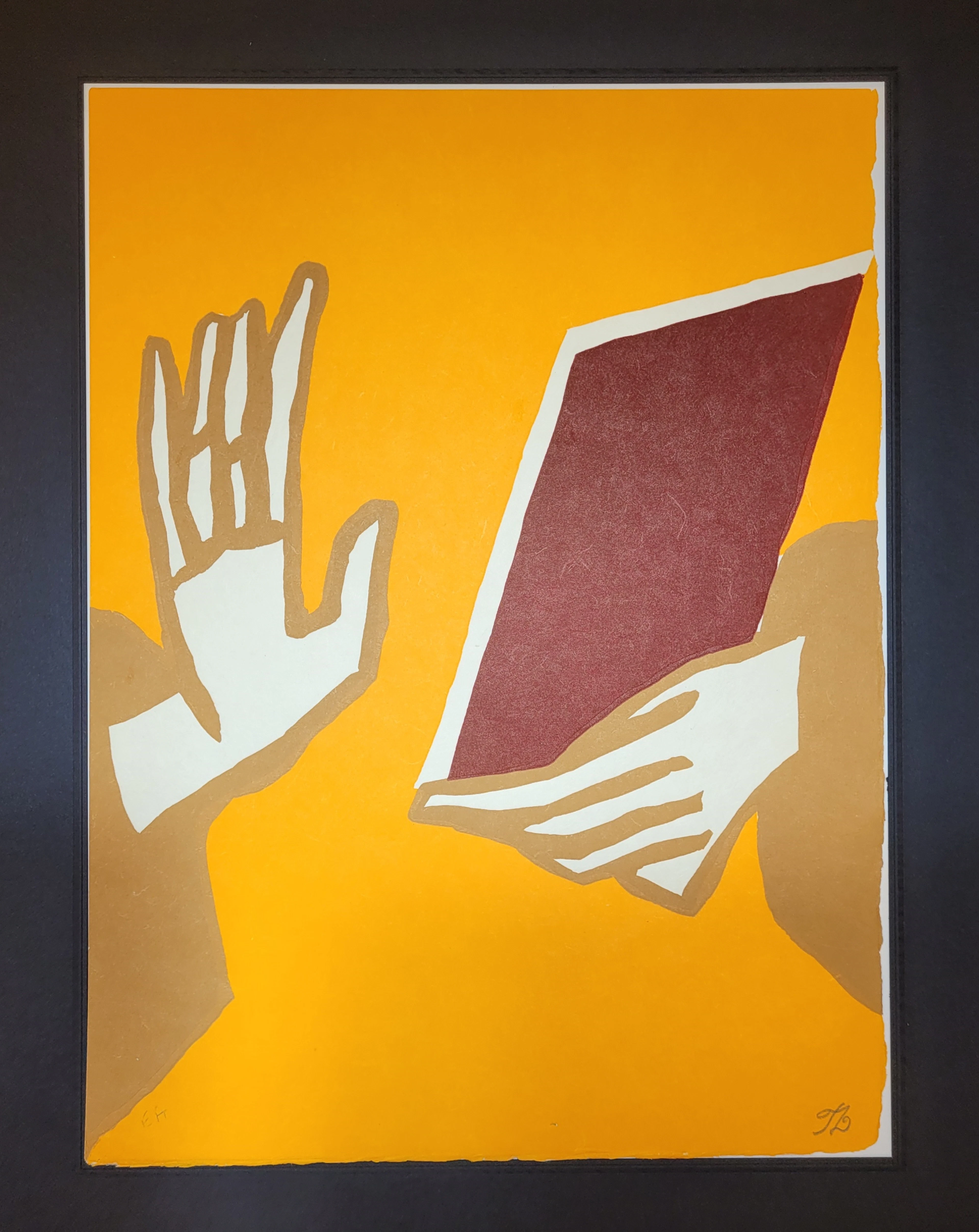 Fernand DUBUIS - Le cantique du Soleil VIII ,1970 - Lithographie originale
