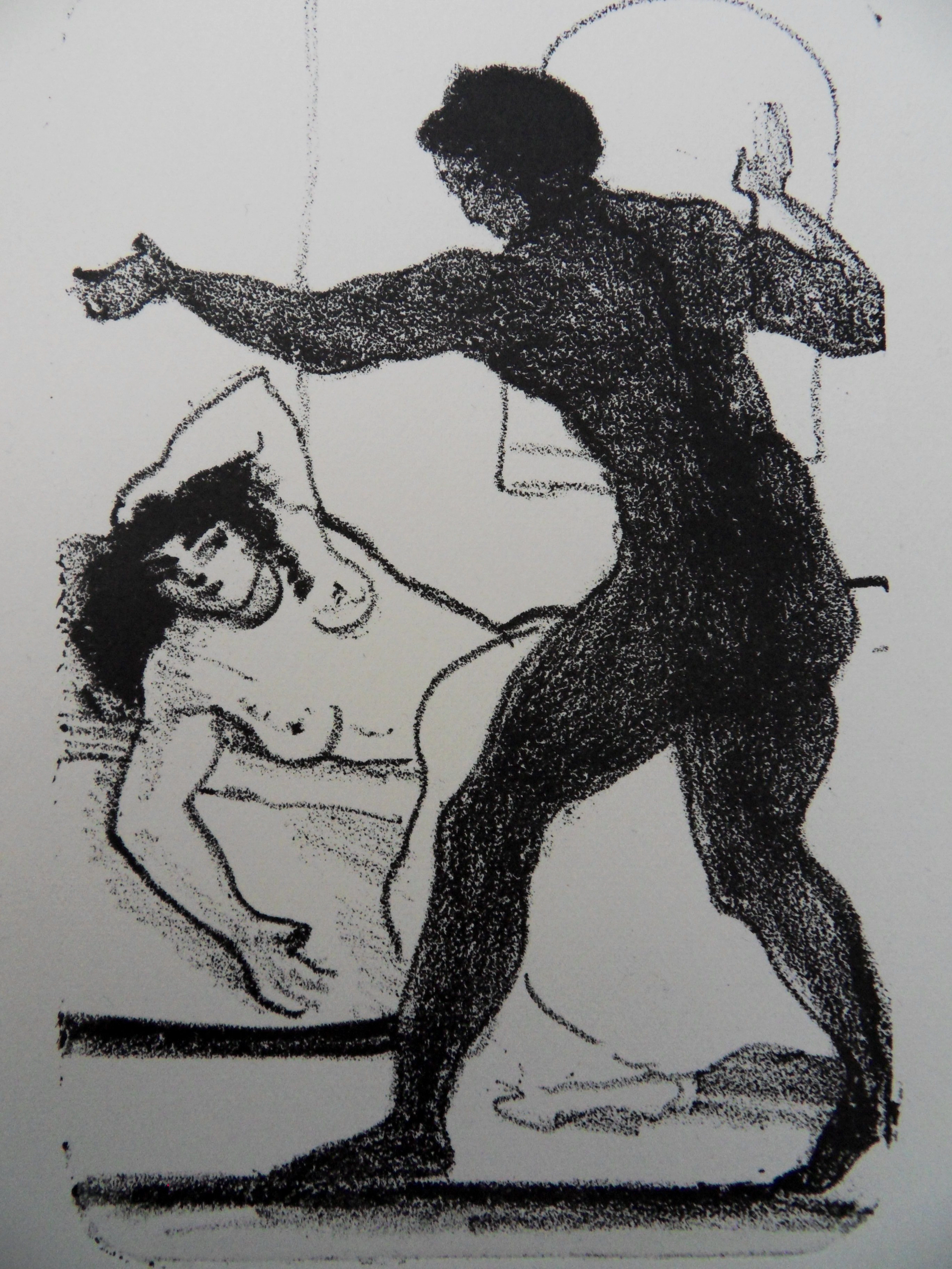 André DERAIN : L’amant enthousiaste - Lithographie originale signée