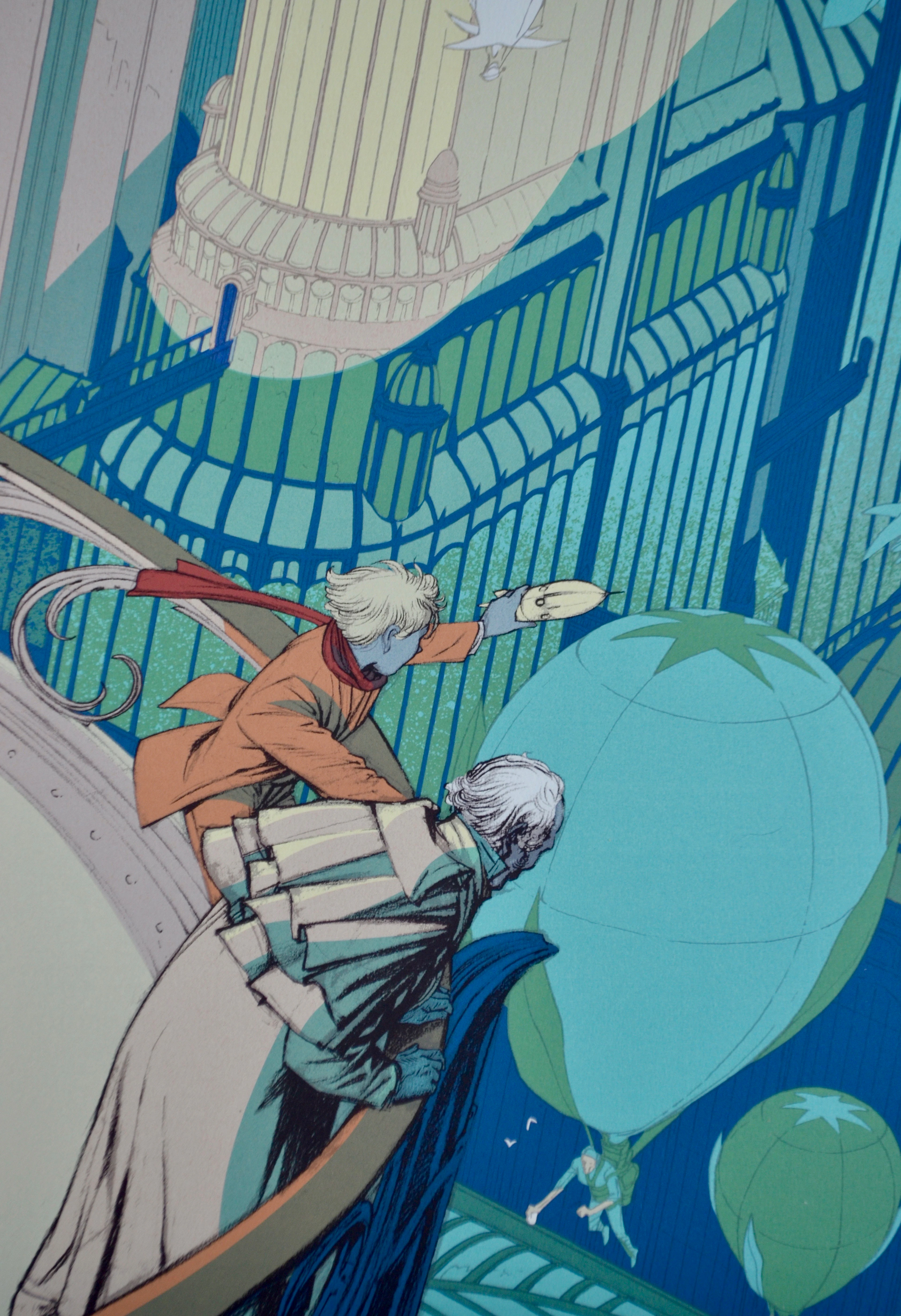 François Schuiten - Les Cités Obscures, 1990 - Sérigraphie signée