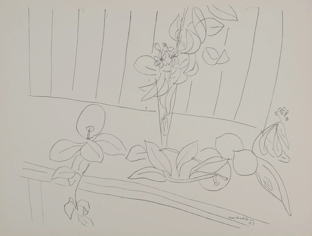Henri MATISSE : Le retour du marché, Lithographie signée