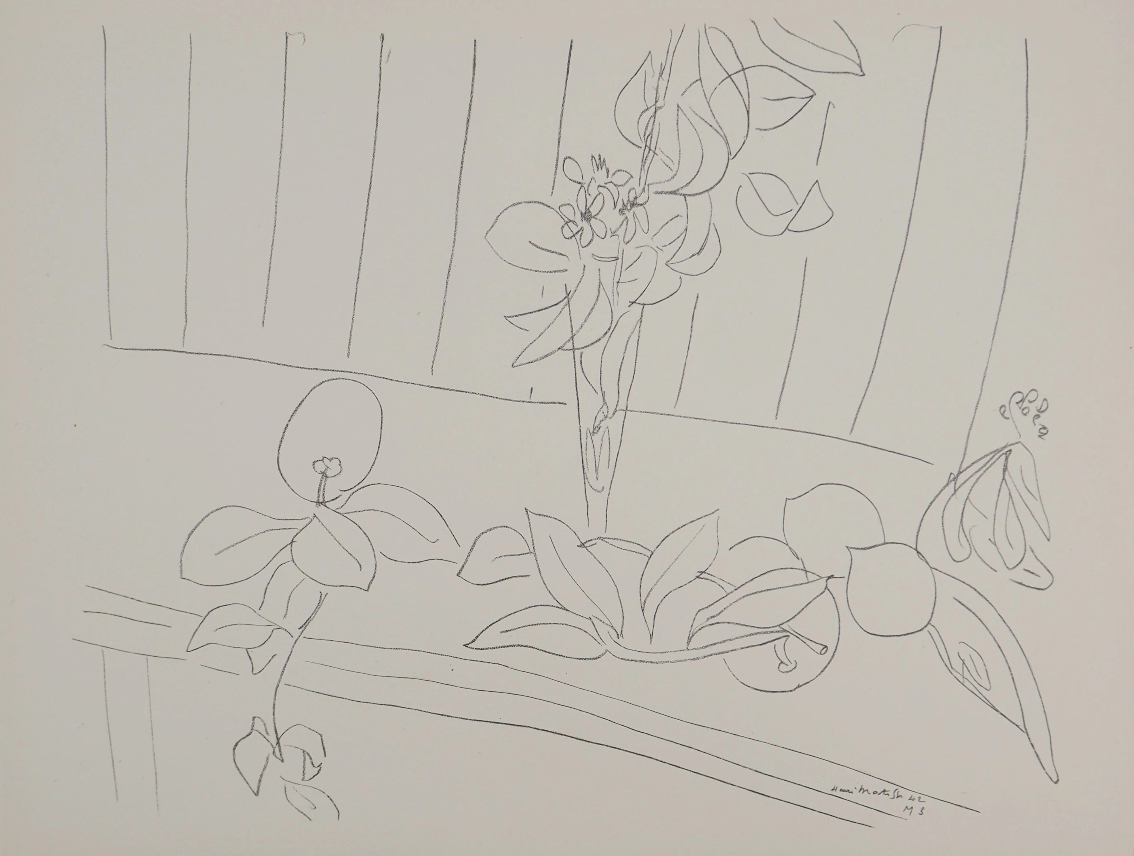 Henri MATISSE : Le retour du marché, Lithographie signée