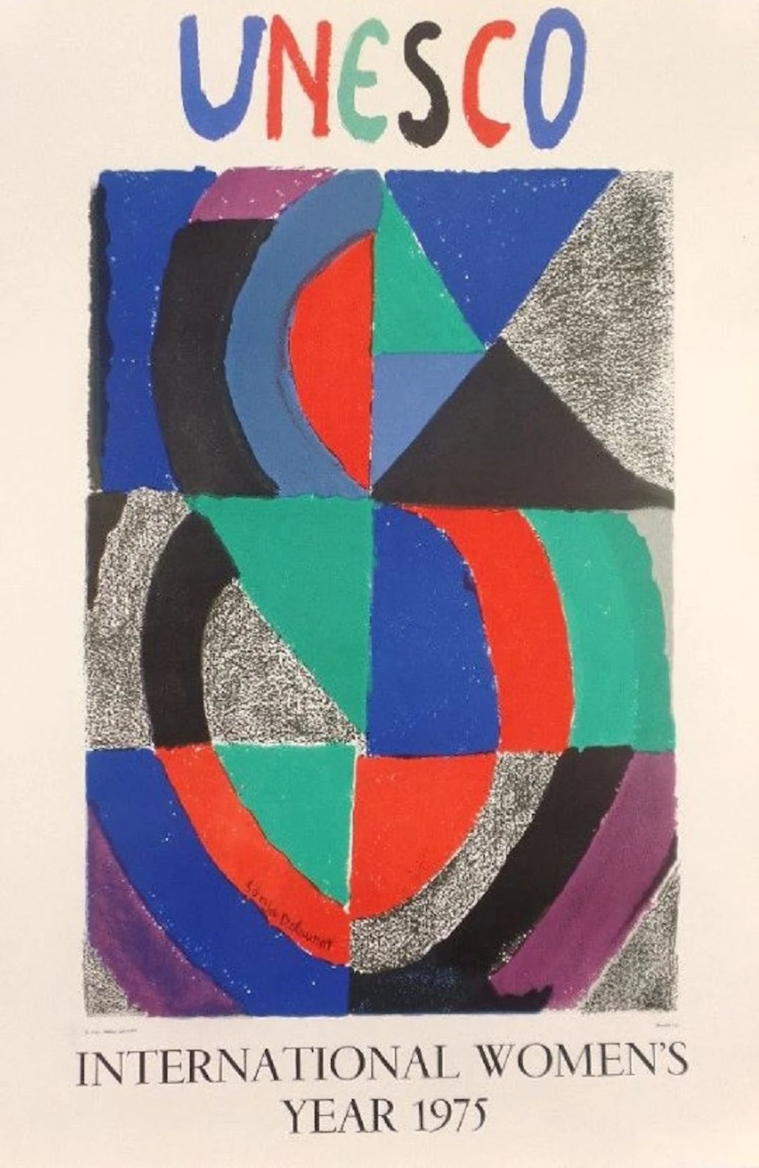 Sonia Delaunay (d’après) - Unesco, Année Internationale de la Femme