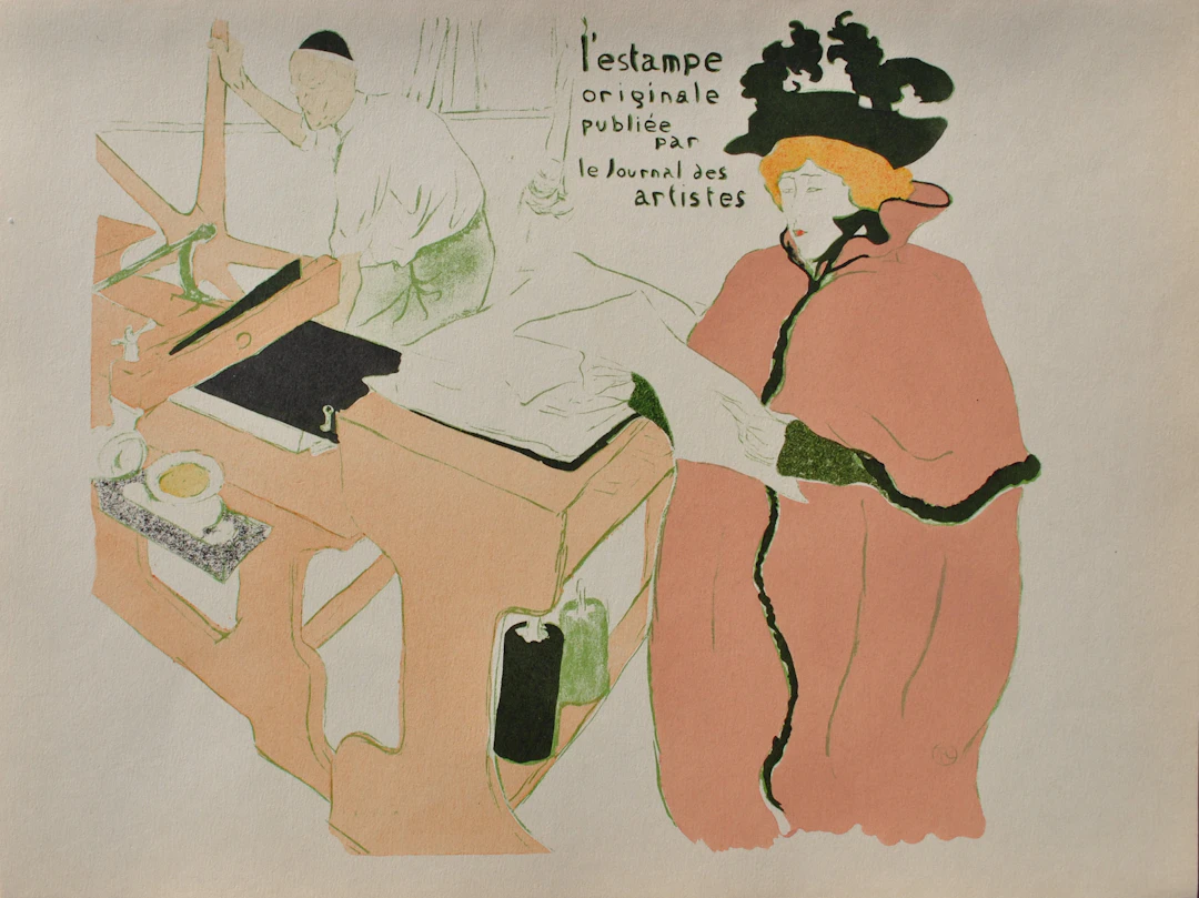 Henri de TOULOUSE-LAUTREC (d’après) : L’estampe Originale,1927, Lithographie