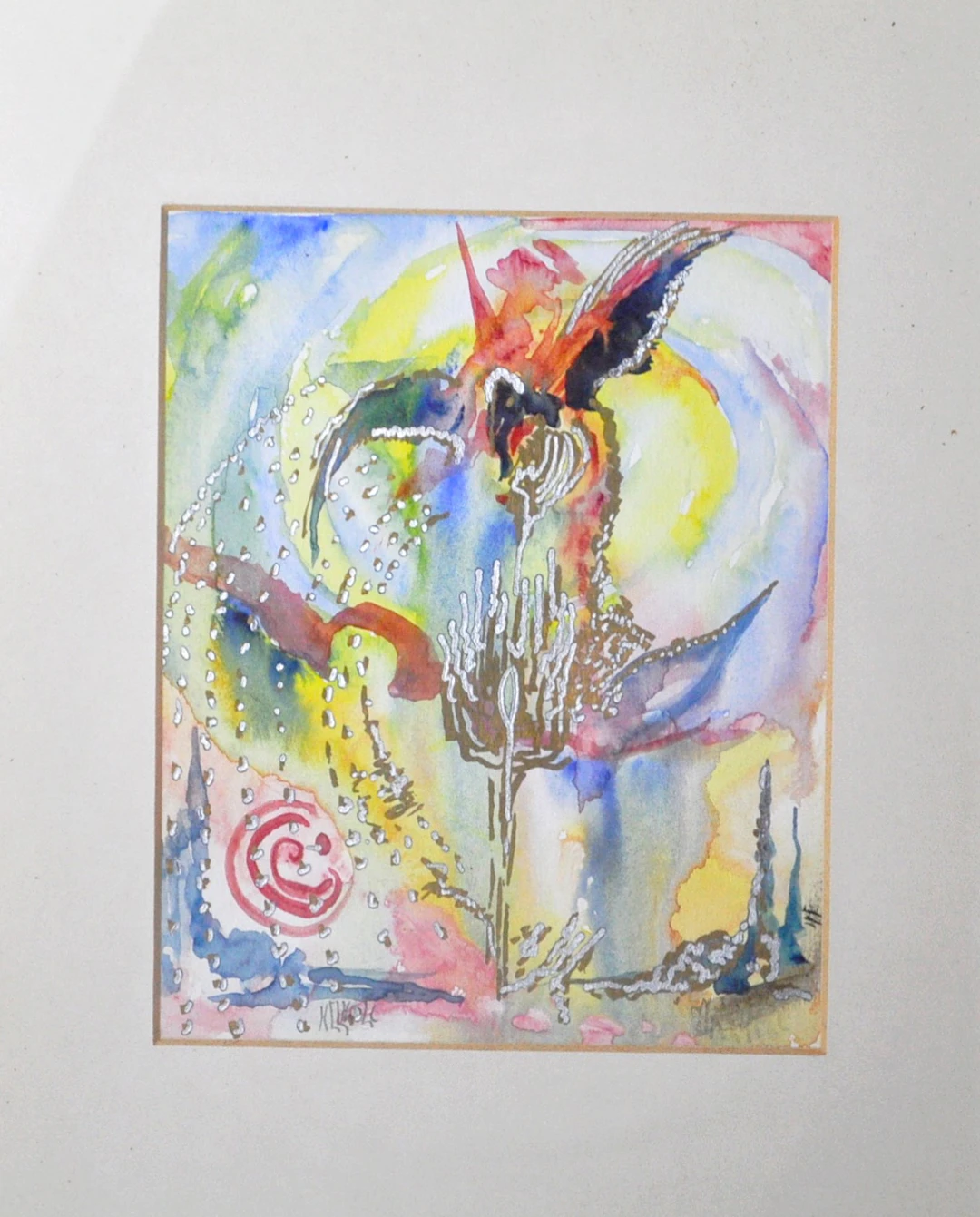 Serge HELHOLC - Polarité I, 1990 - Technique Mixte