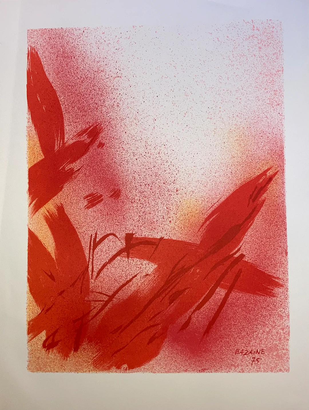 Jean Bazaine - Monographie en rouge, 1975