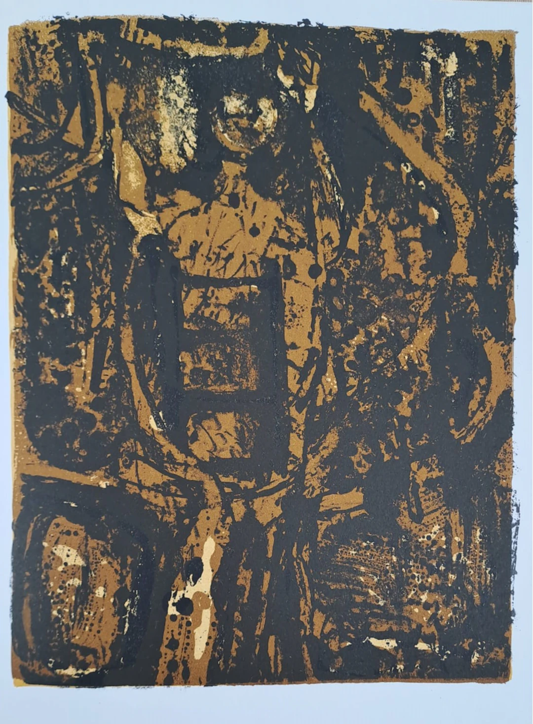Paul Guiramand - Pénombre - Lithographie originale