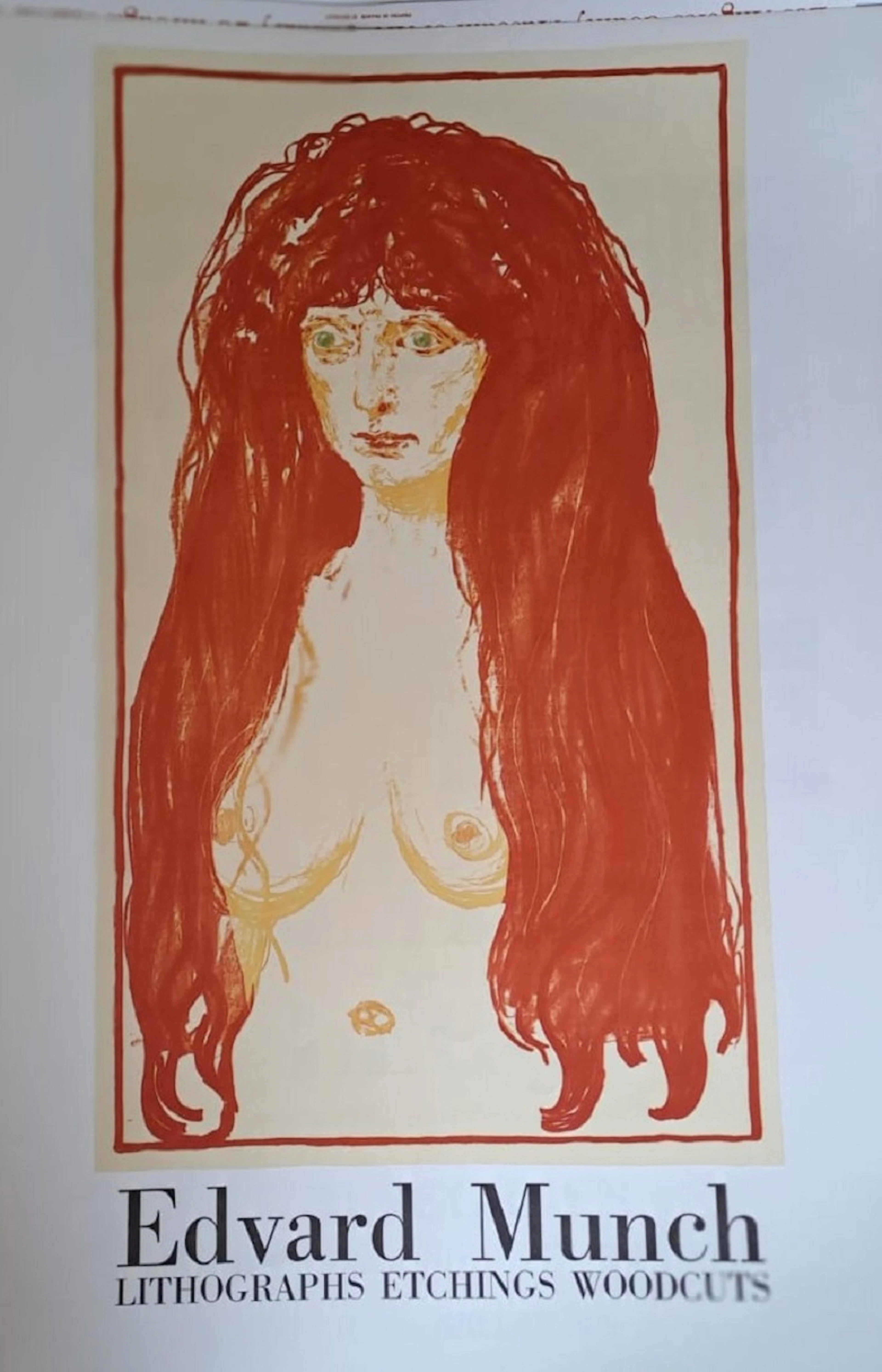 Edvard Munch (d’après) - Femme - Affiche