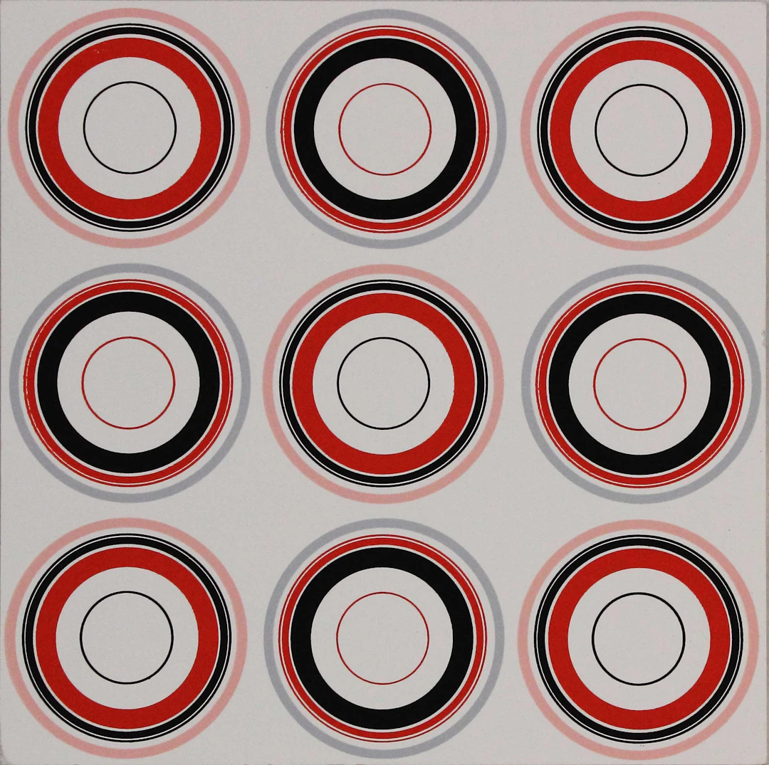 Antonio ASIS - Cercles, 1995 - Sérigraphie signée au crayon