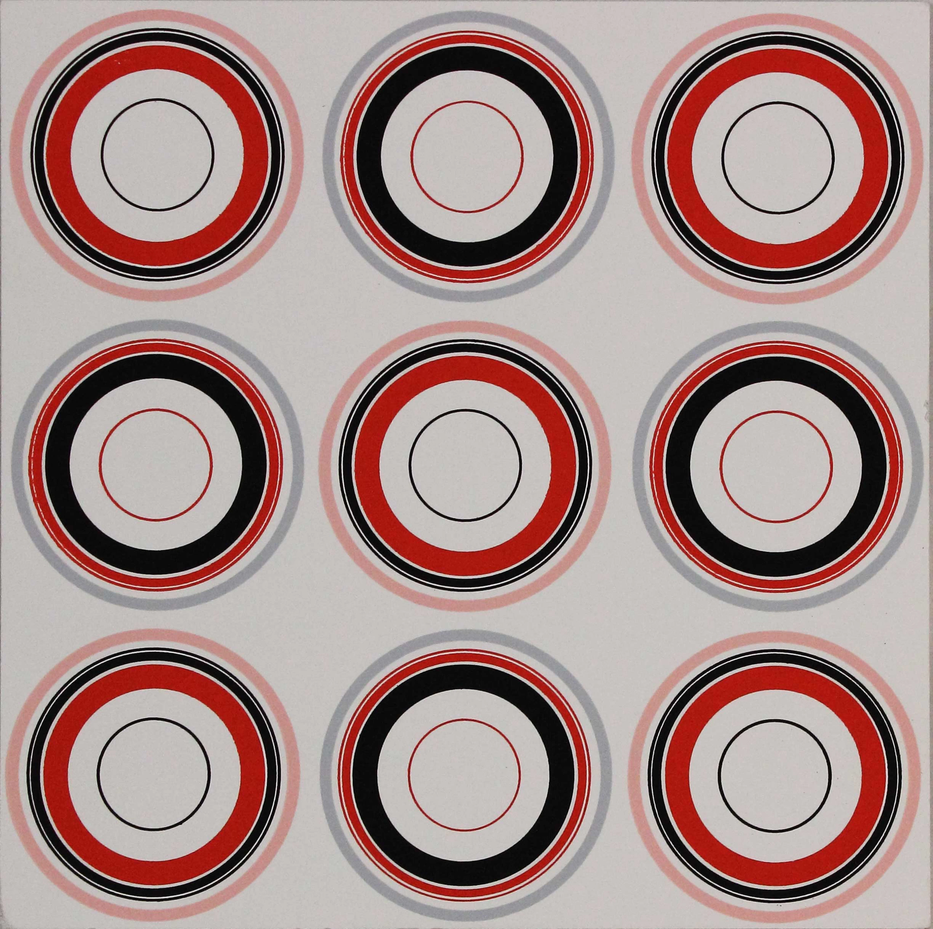Antonio ASIS - Cercles, 1995 - Sérigraphie signée au crayon