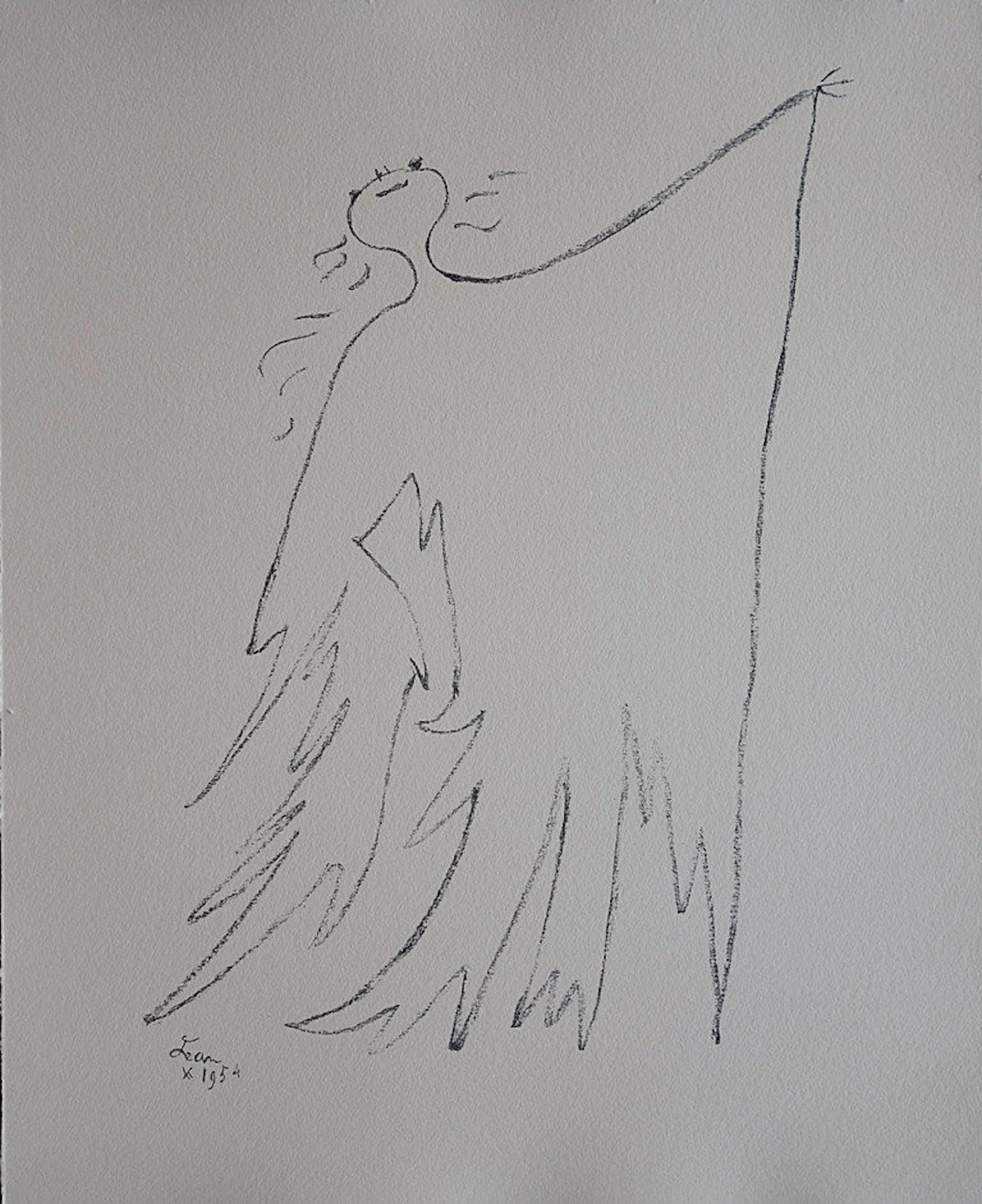 Jean COCTEAU : Danse, la ballerine - Lithographie signée