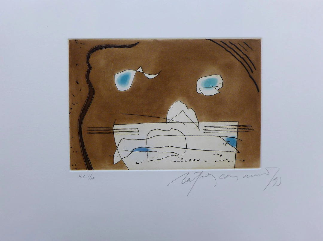 Alberto RAFOLS-CASAMADA - Finestres 7, 1993, Gravure signée