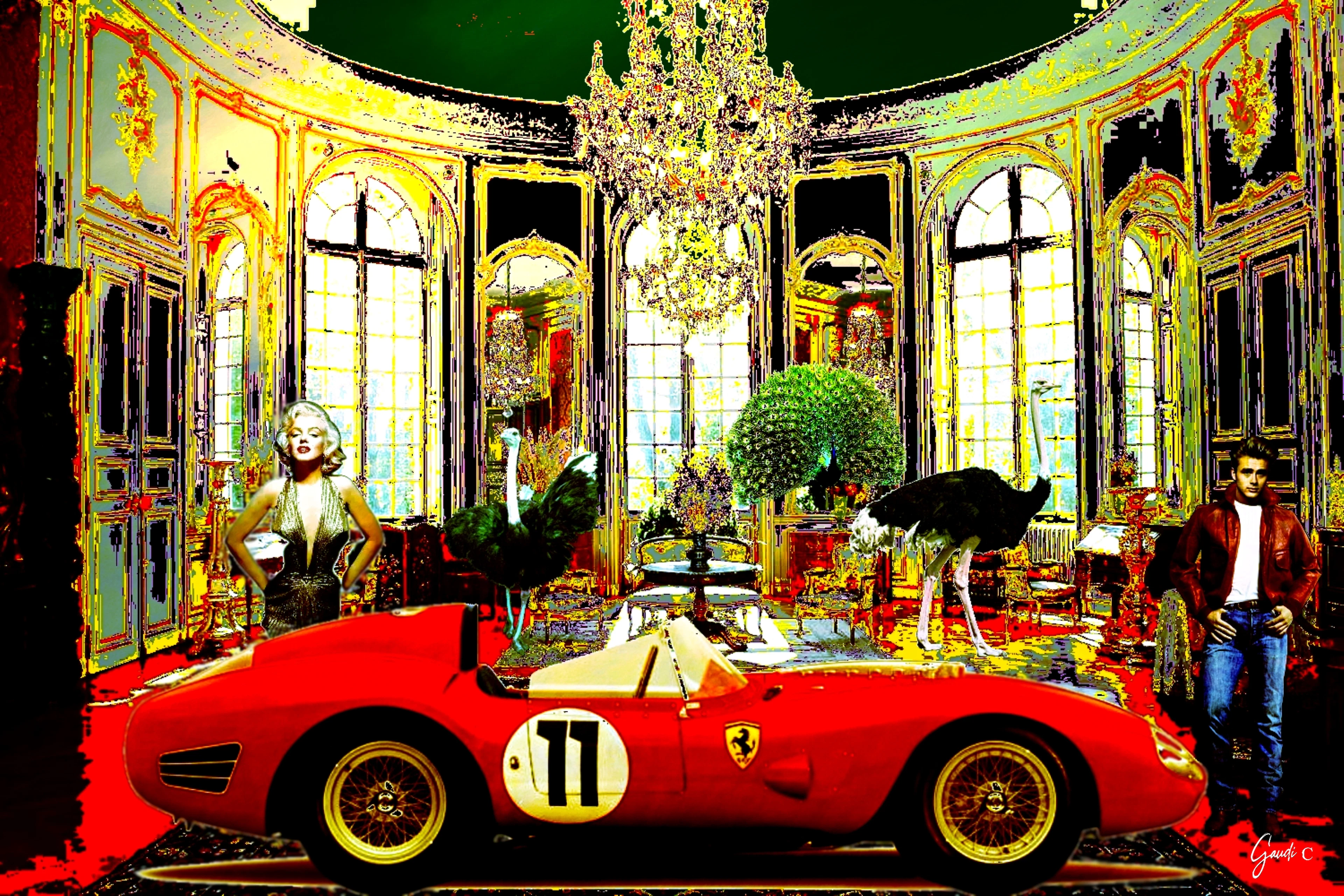 Gaudi .C - la vie de chateau pop art live style (2025)
