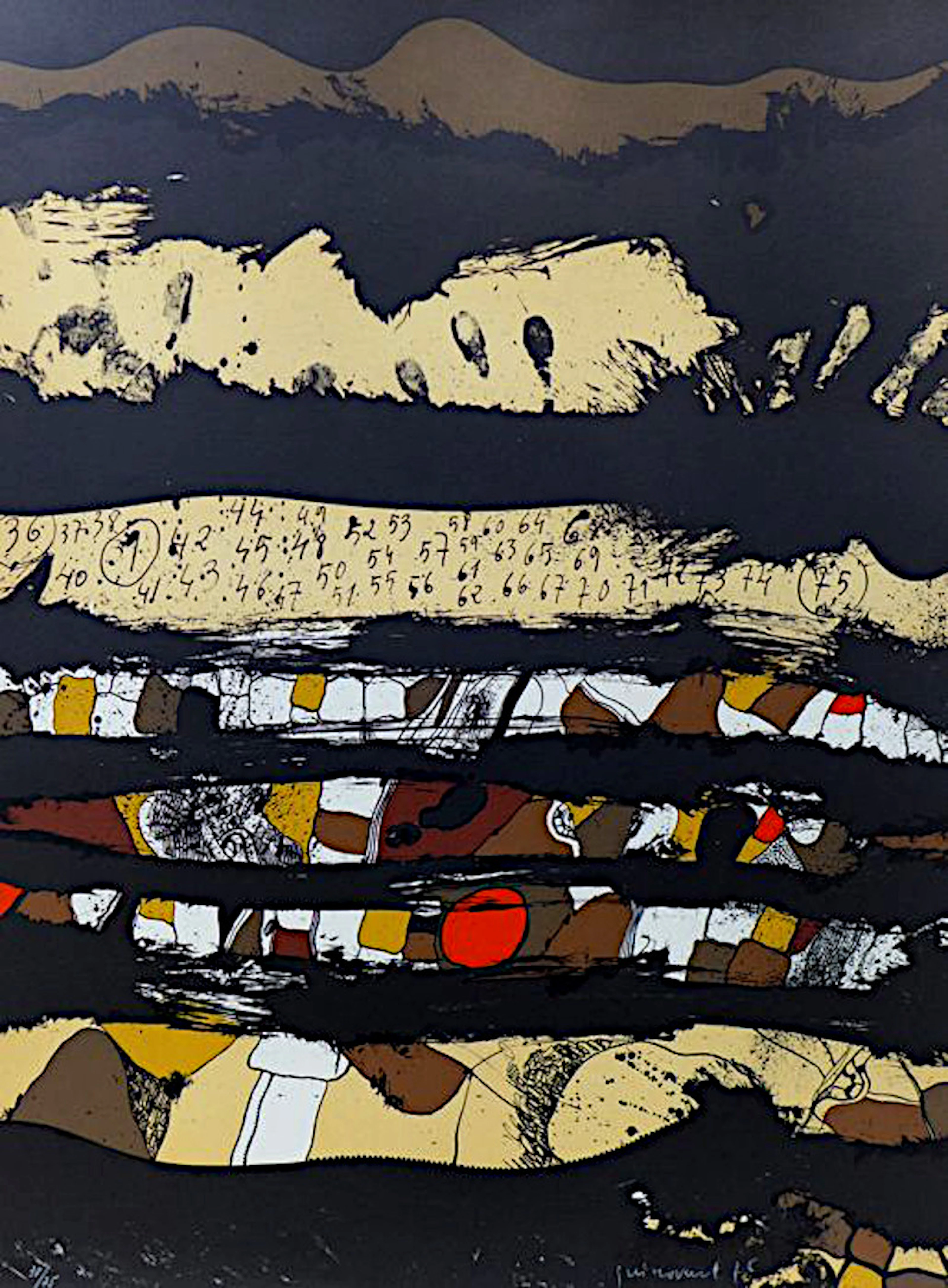 Josep GUINOVART - Sans titre, lithographie signée