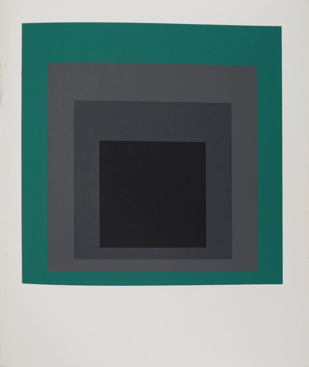 Josef ALBERS : Grisaille and Patina - Sérigraphie originale
