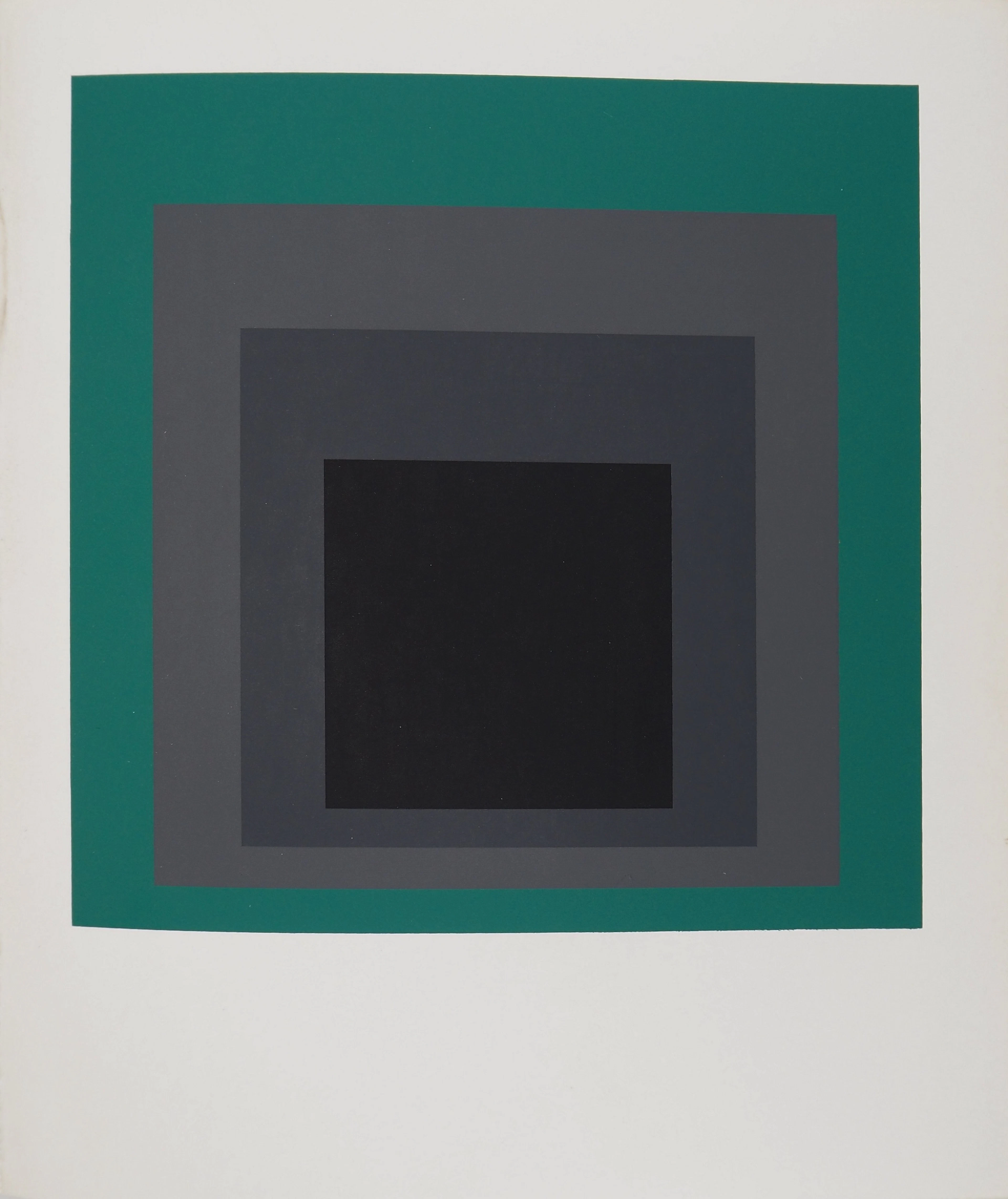 Josef ALBERS : Grisaille and Patina - Sérigraphie originale