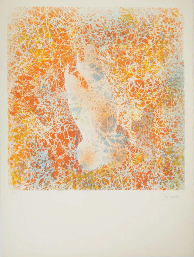 Jacques DUPONT : Nu de dos, Lithographique originale signée