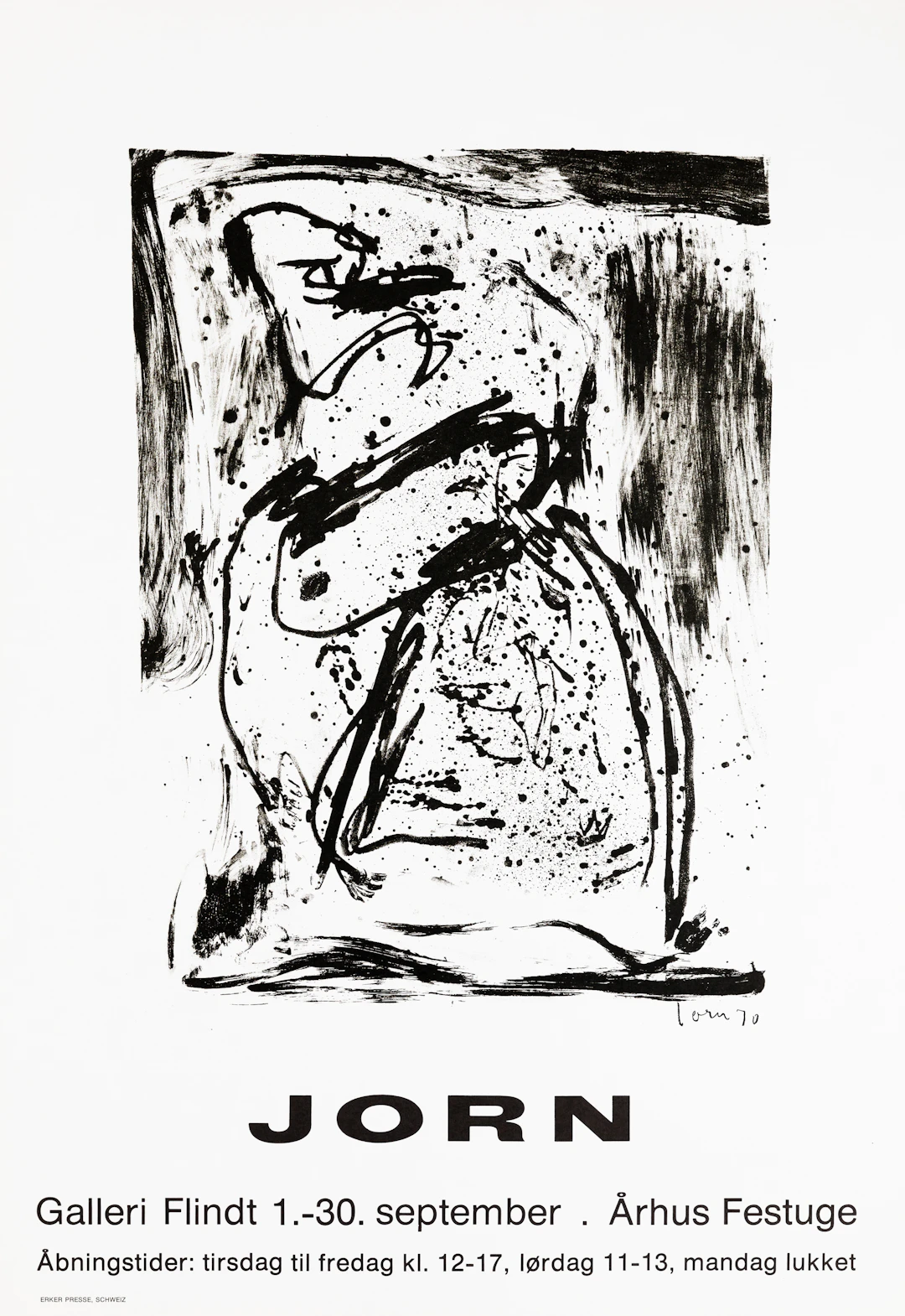 Asger JORN : Expo 1970 - Lithographie originale signée