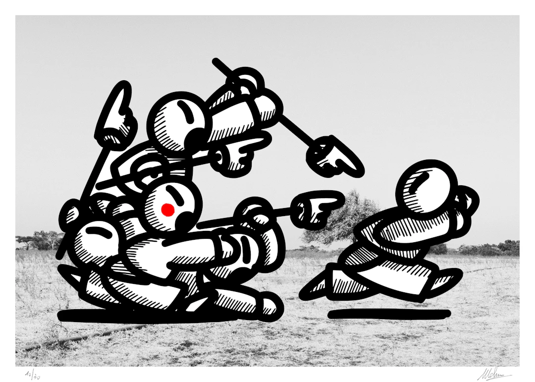 Melkio - Hunting - Sérigraphie originale signée