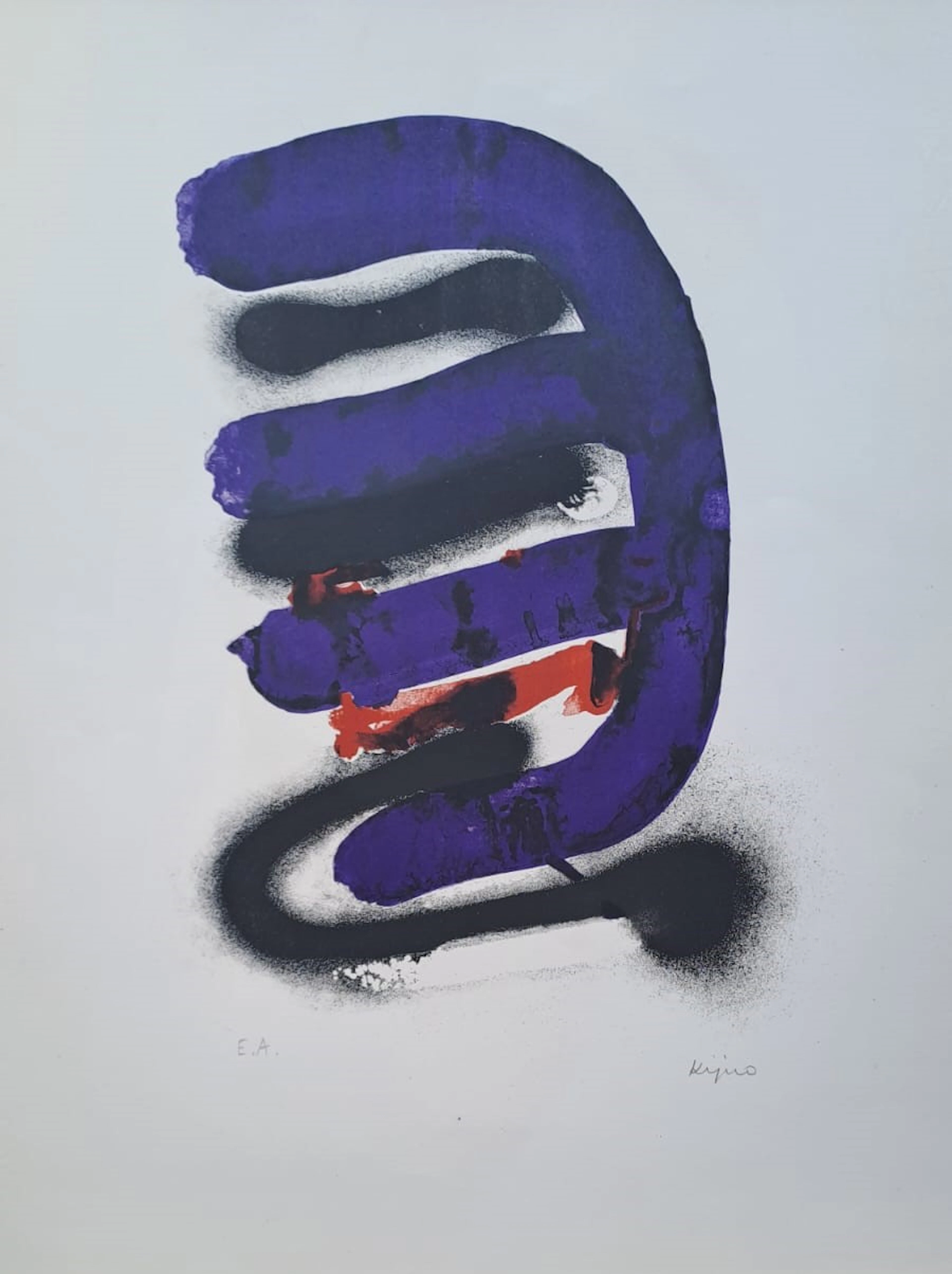 Ladislas Kijno - Composition - Lithographie originale signée, justifiée EA