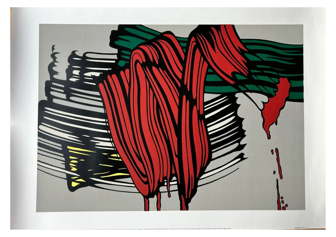 Roy Lichtenstein - Big painting n°6 - Sérigraphie - 2000