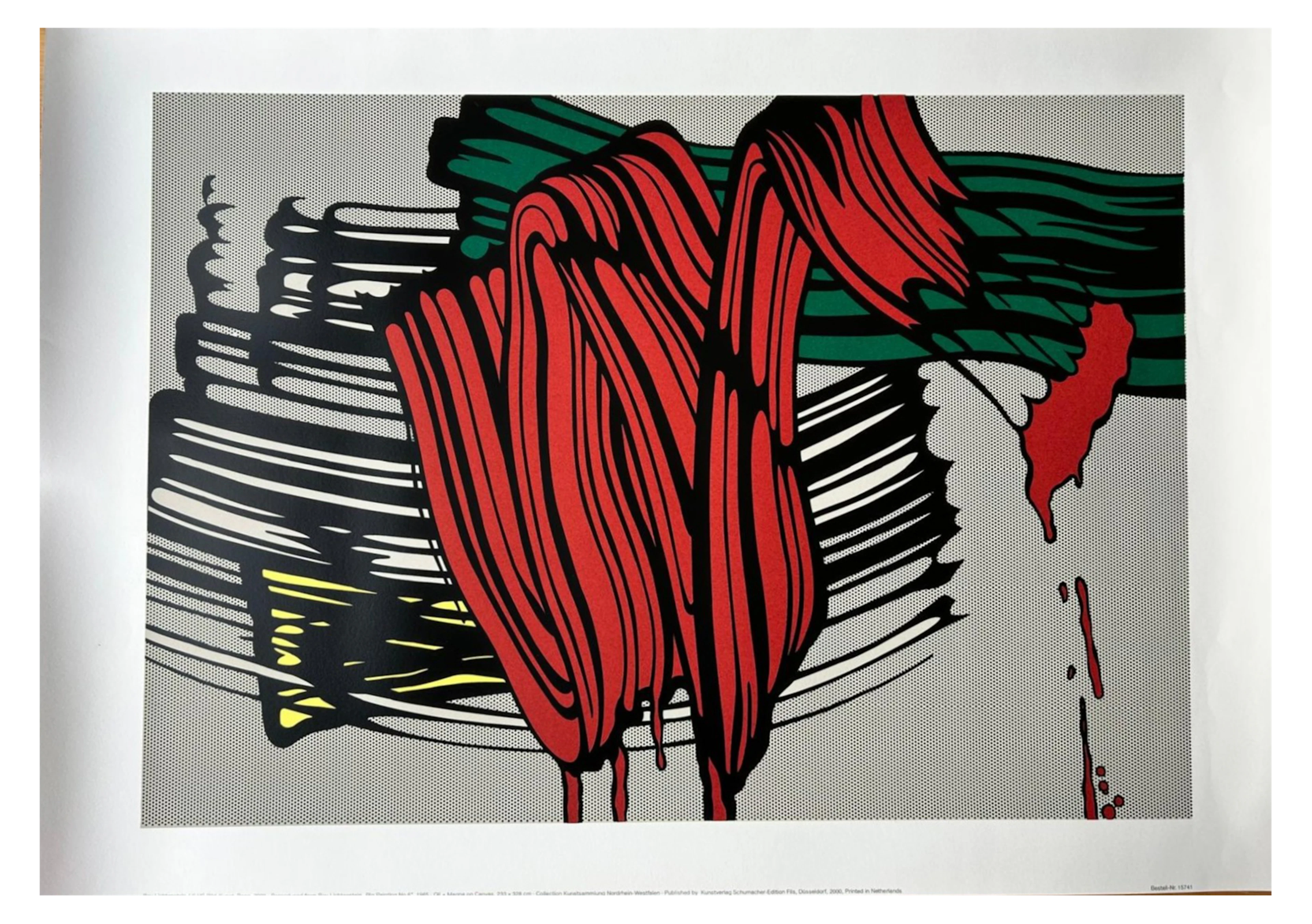 Roy Lichtenstein - Big painting n°6 - Sérigraphie - 2000
